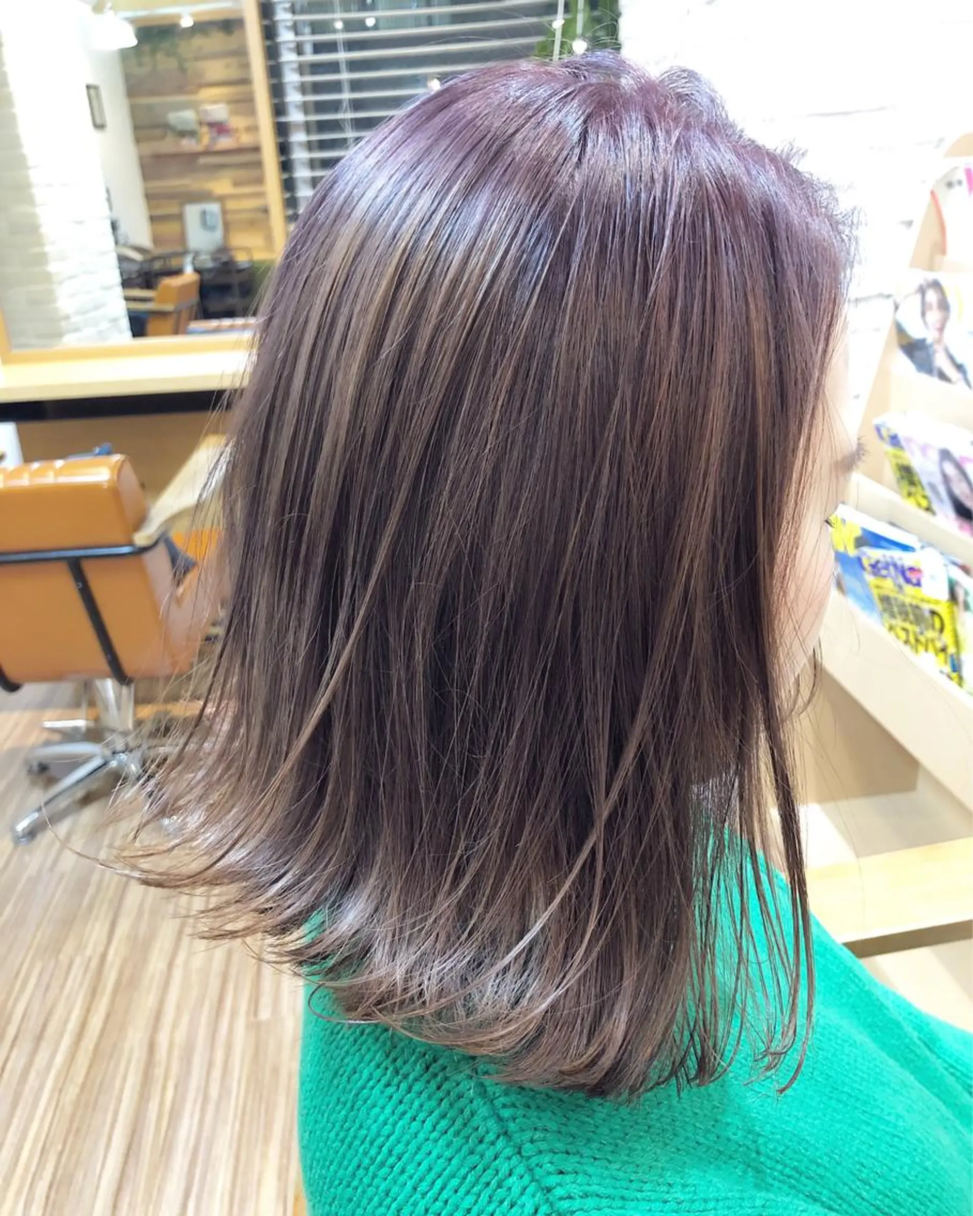 ショート カラー ヘアアレンジ アッシュ ラベンダーカラー ラベンダーアッシュ 遠藤 拓馬のヘアスタイル