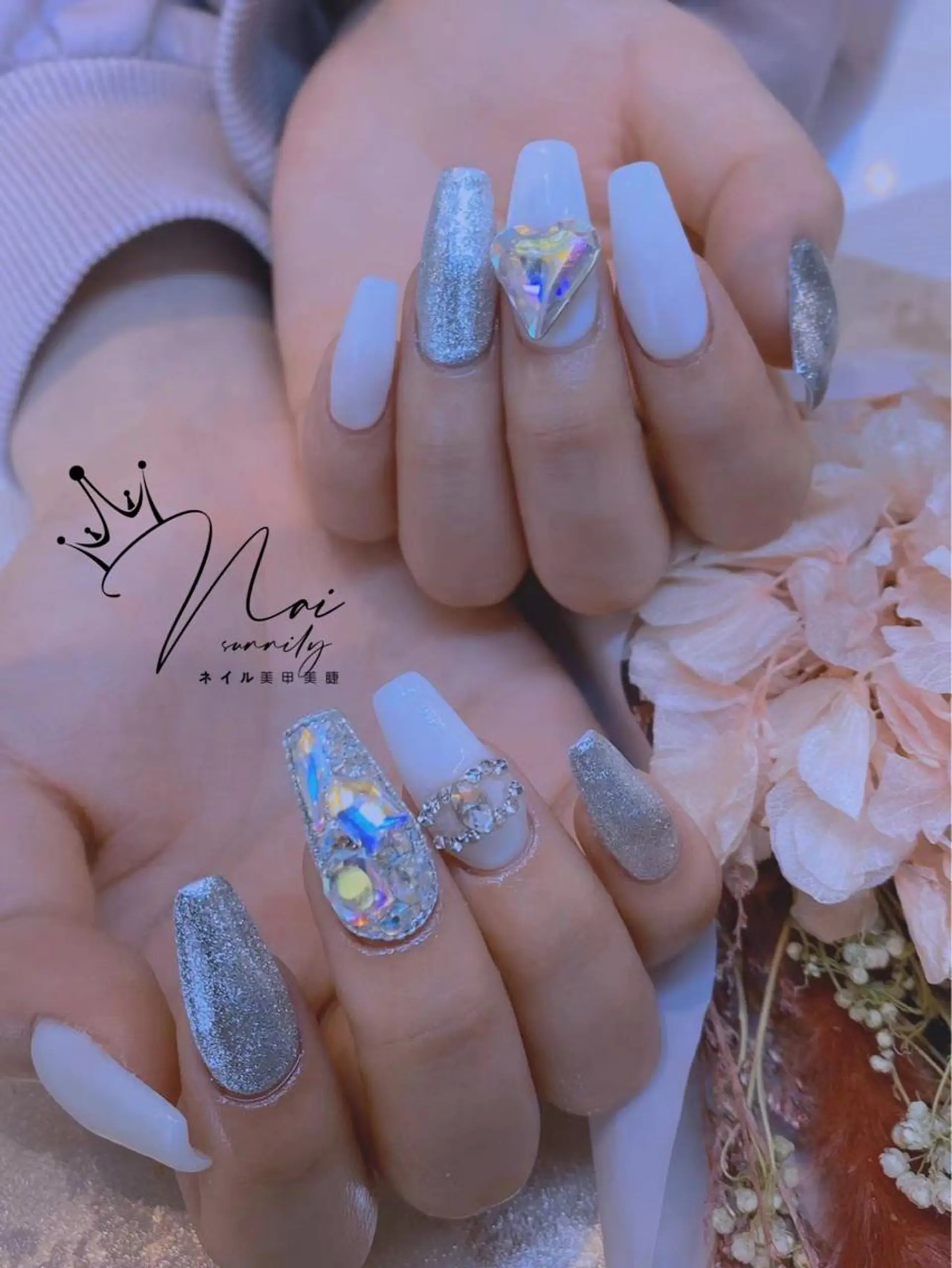 ネイル 長さだし専門店 M2　rikaのネイルデザイン