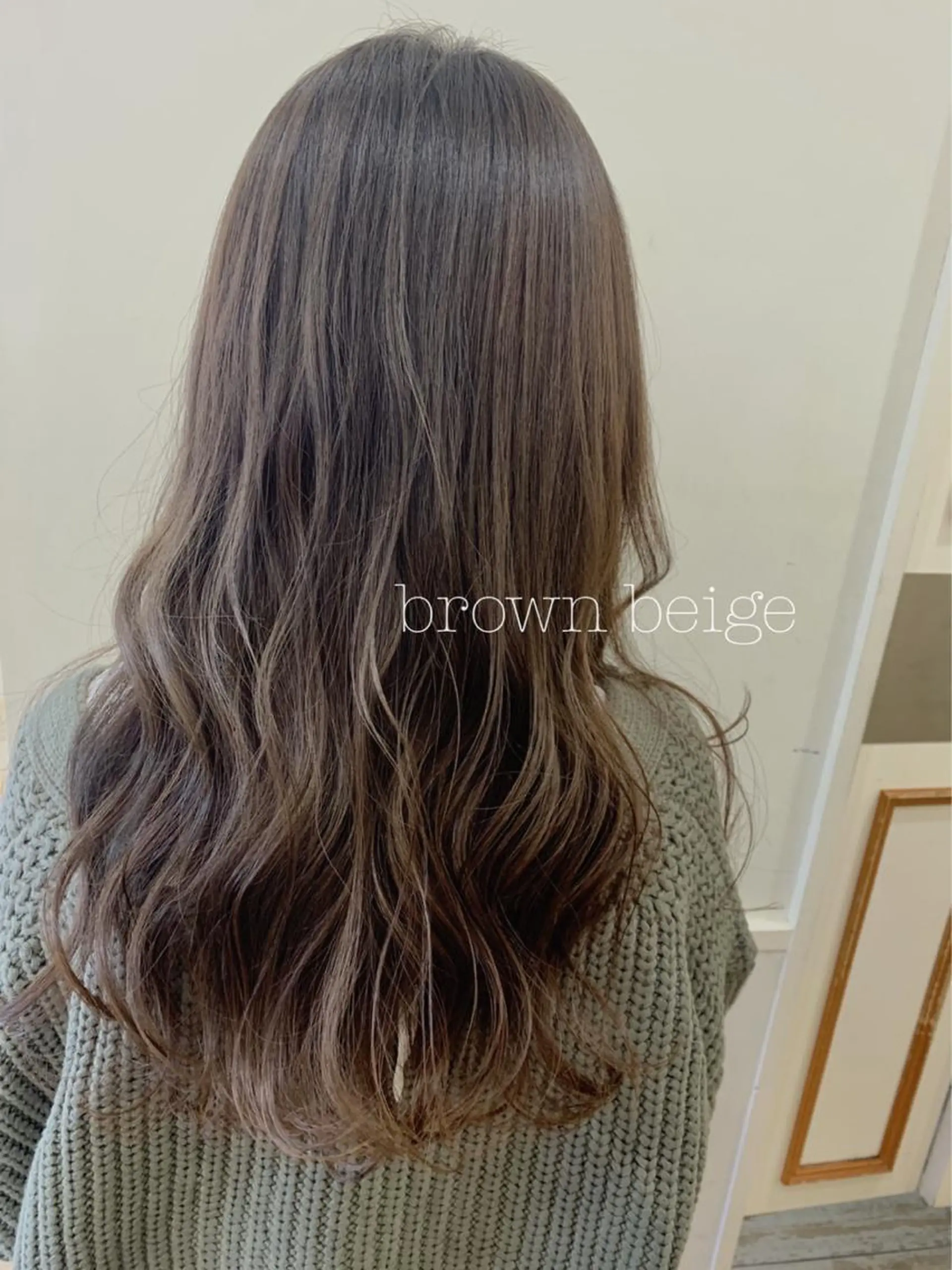 ロング カラー ヘアカラー トリートメント ぱつっとボブ/ 小野あかねのその他イメージ