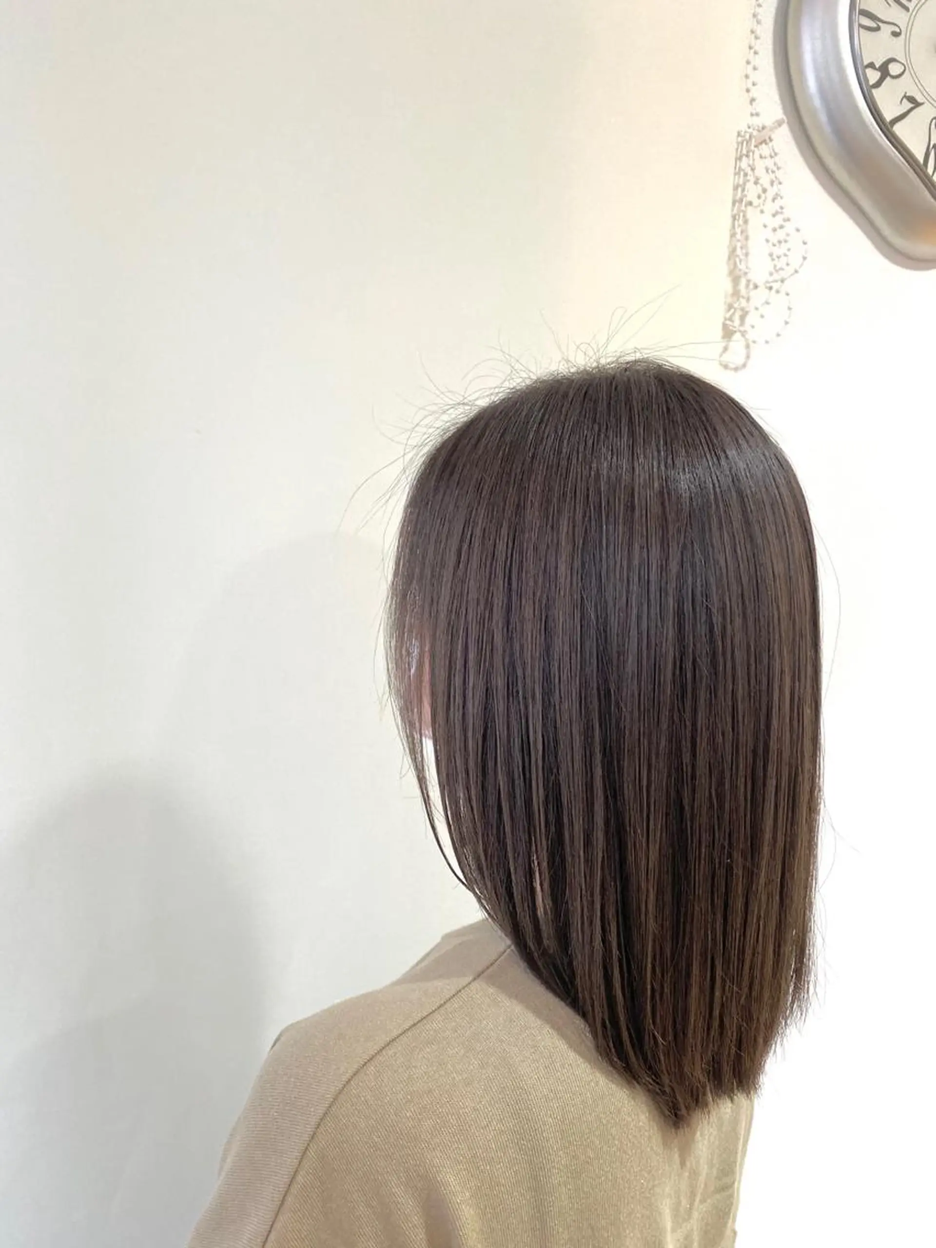 ミディアム 髪質改善 トリートメント 酸熱トリートメント トリートメント Kazu .Kのヘアスタイル