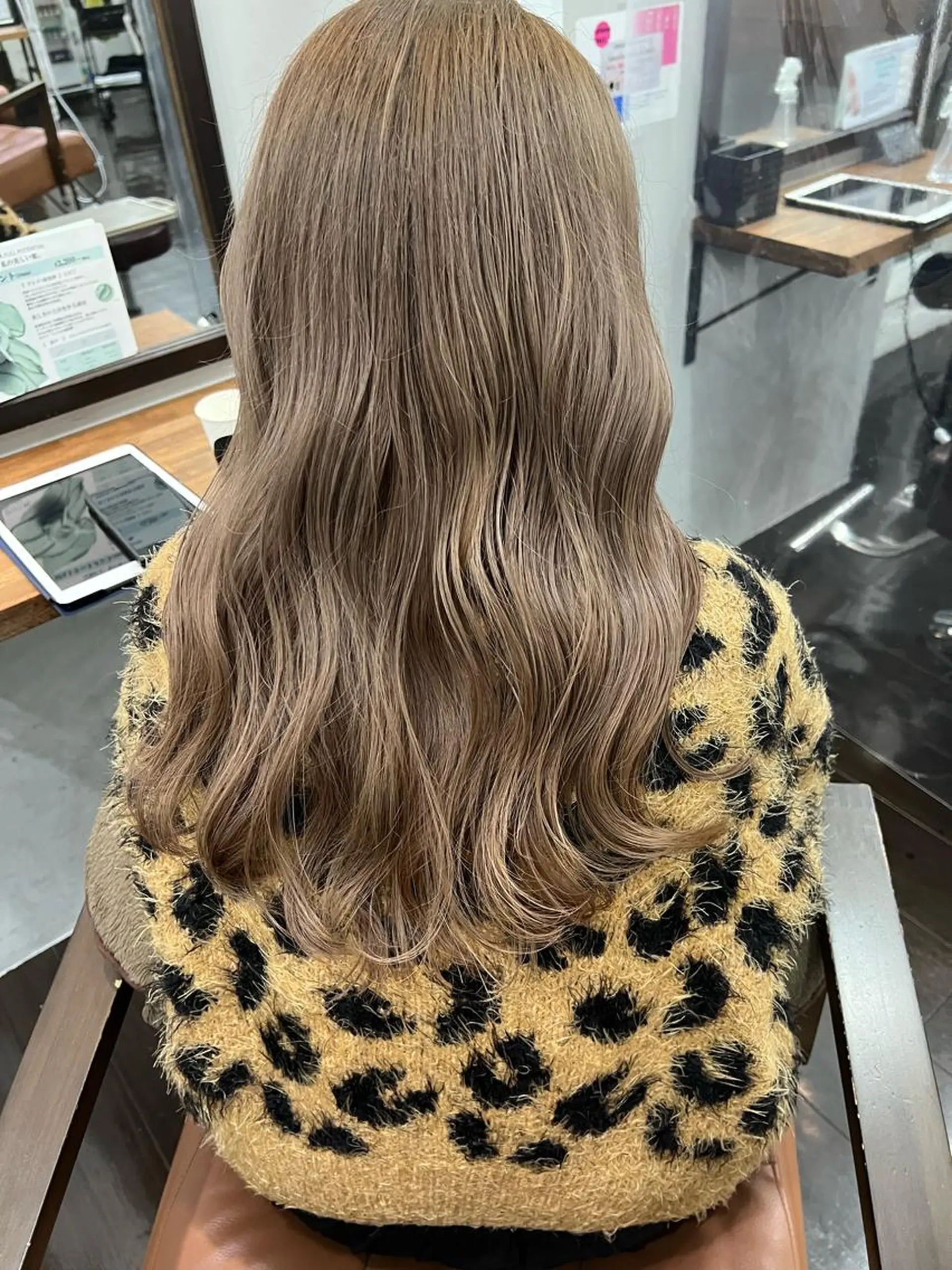 セミロング カット ヘアカラー トリートメント 名駅/艶韓国風ヘア miyabiのヘアスタイル