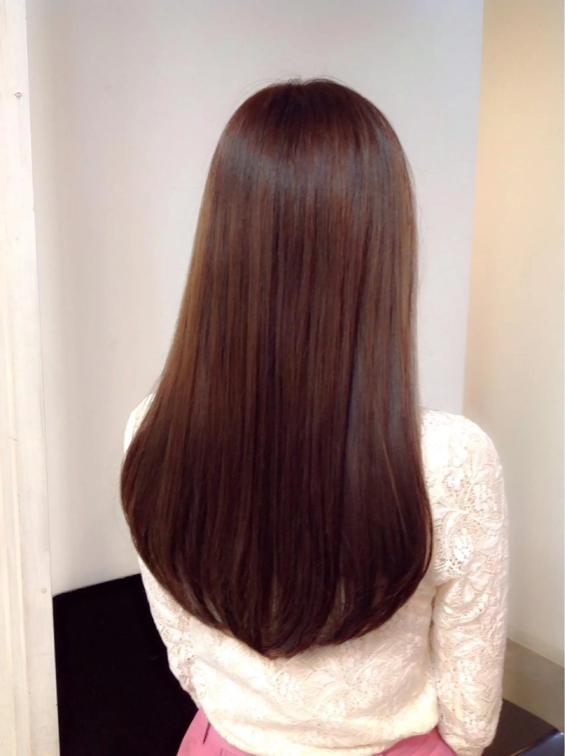 ロング カラー イルミナカラー トリートメント 榎園 由美のヘアスタイル