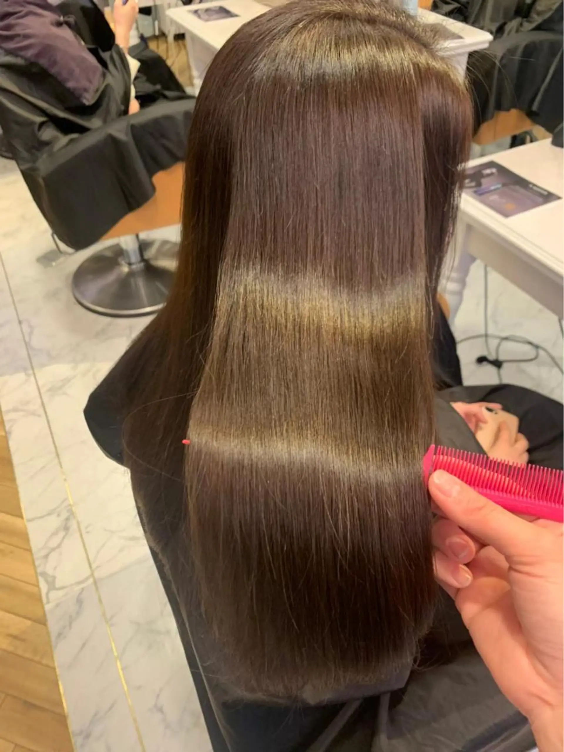 ロング カット 韓国レイヤー 🧸🤍ちずみのヘアスタイル