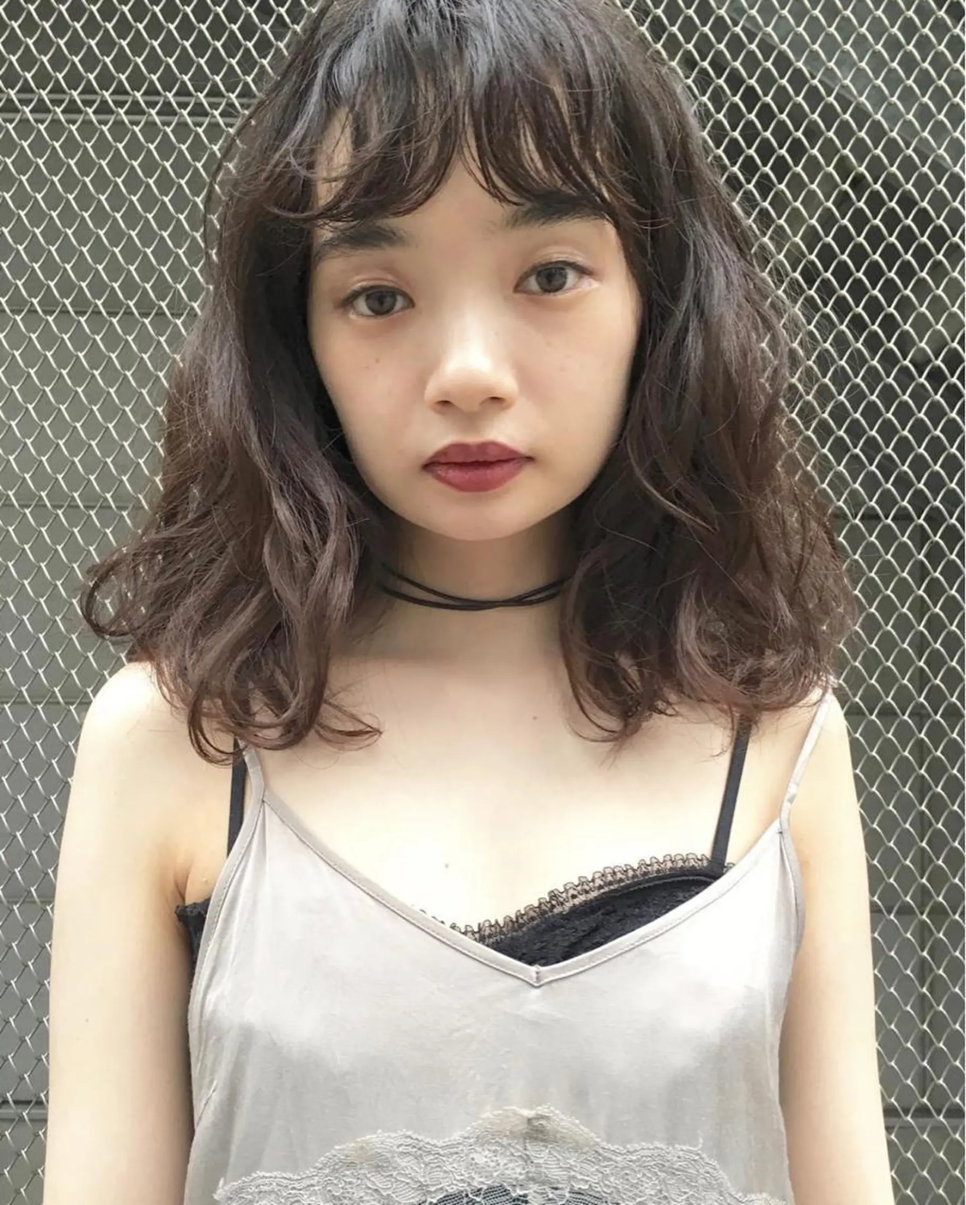 セミロング 桑原 菜摘のヘアスタイル