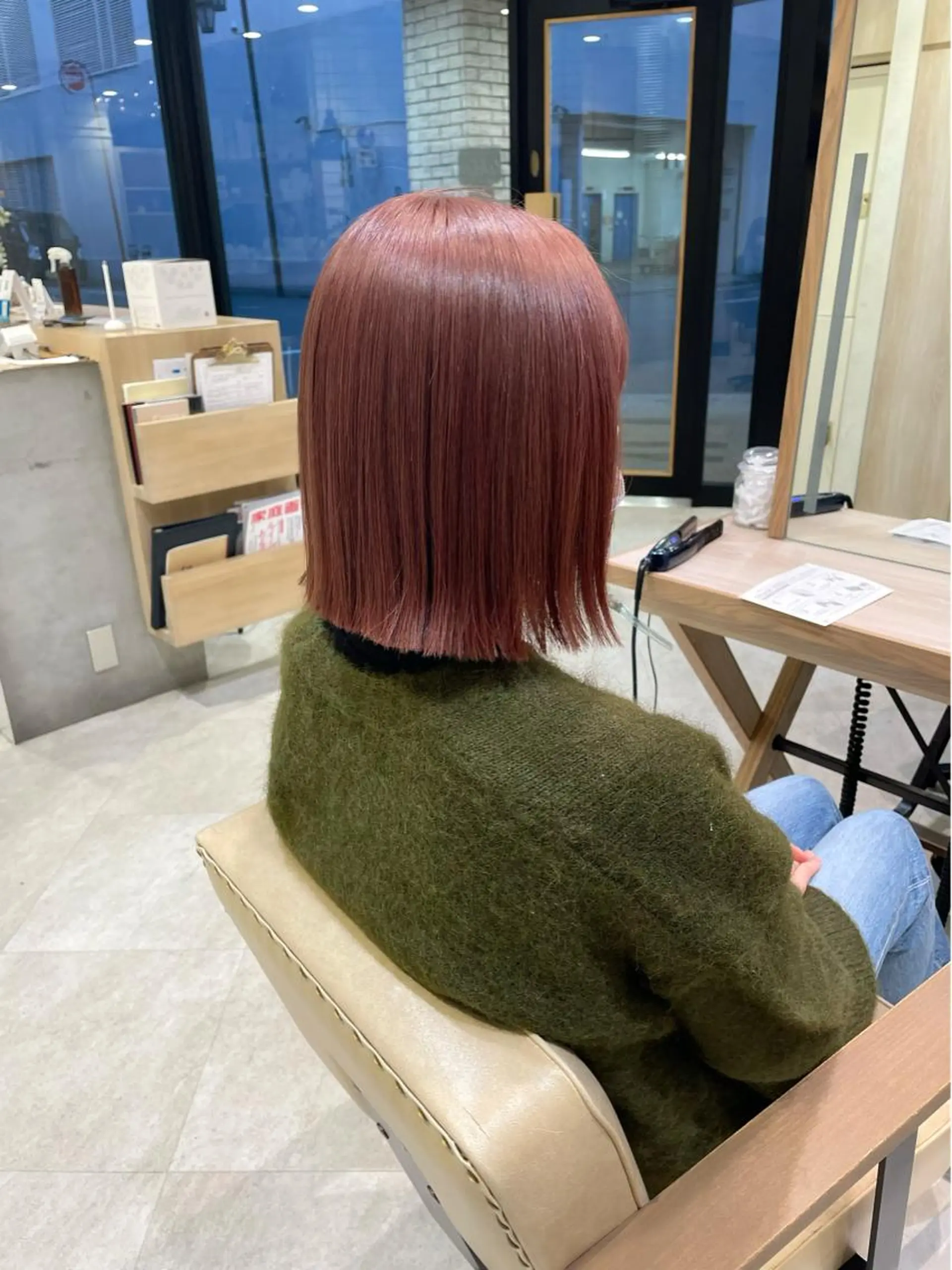 ミディアム カラー haru/レイヤー/ ウルフのヘアスタイル