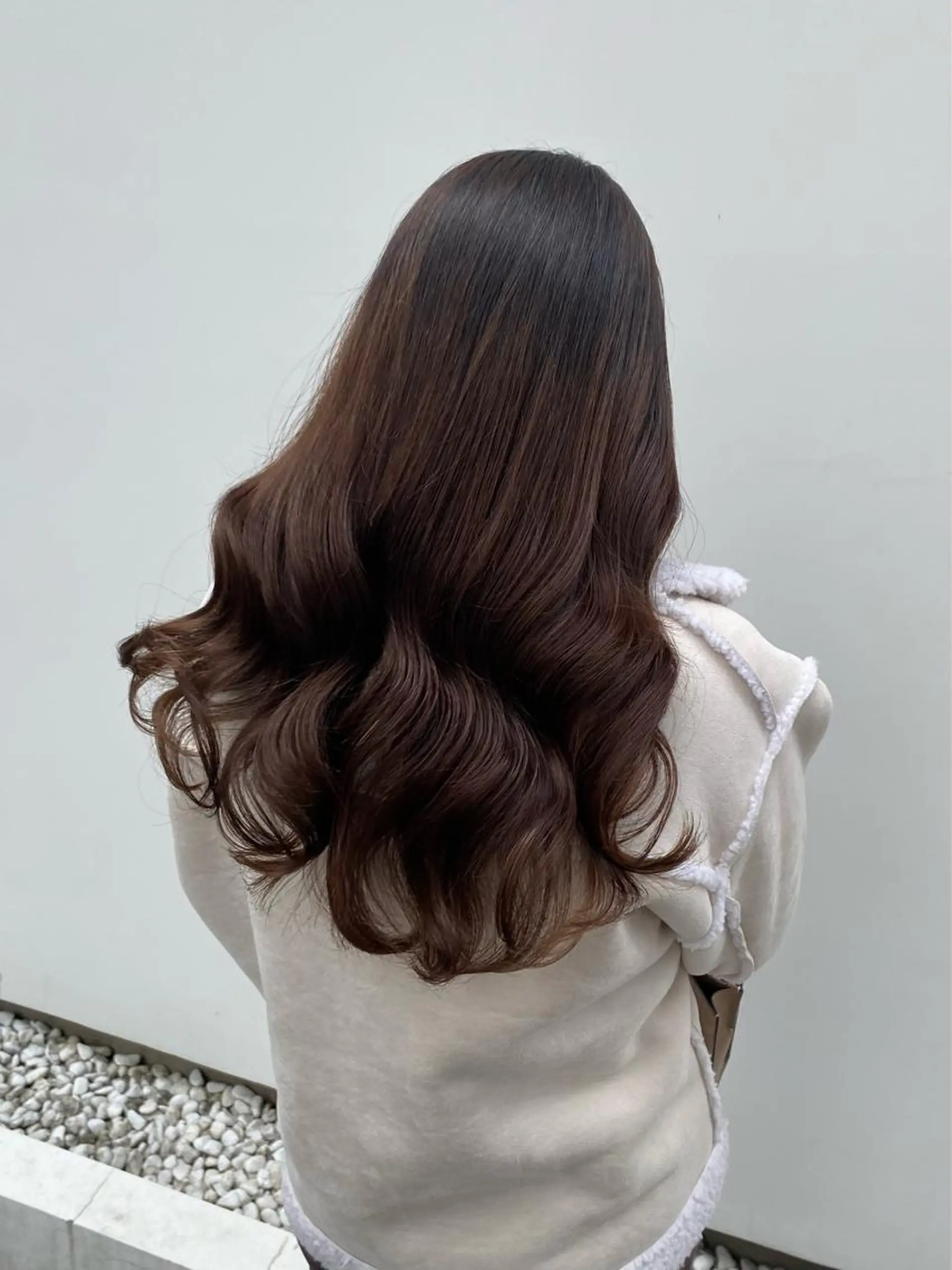 ロング カット Rinka/梅田/ 透け感カラー🤎のヘアスタイル