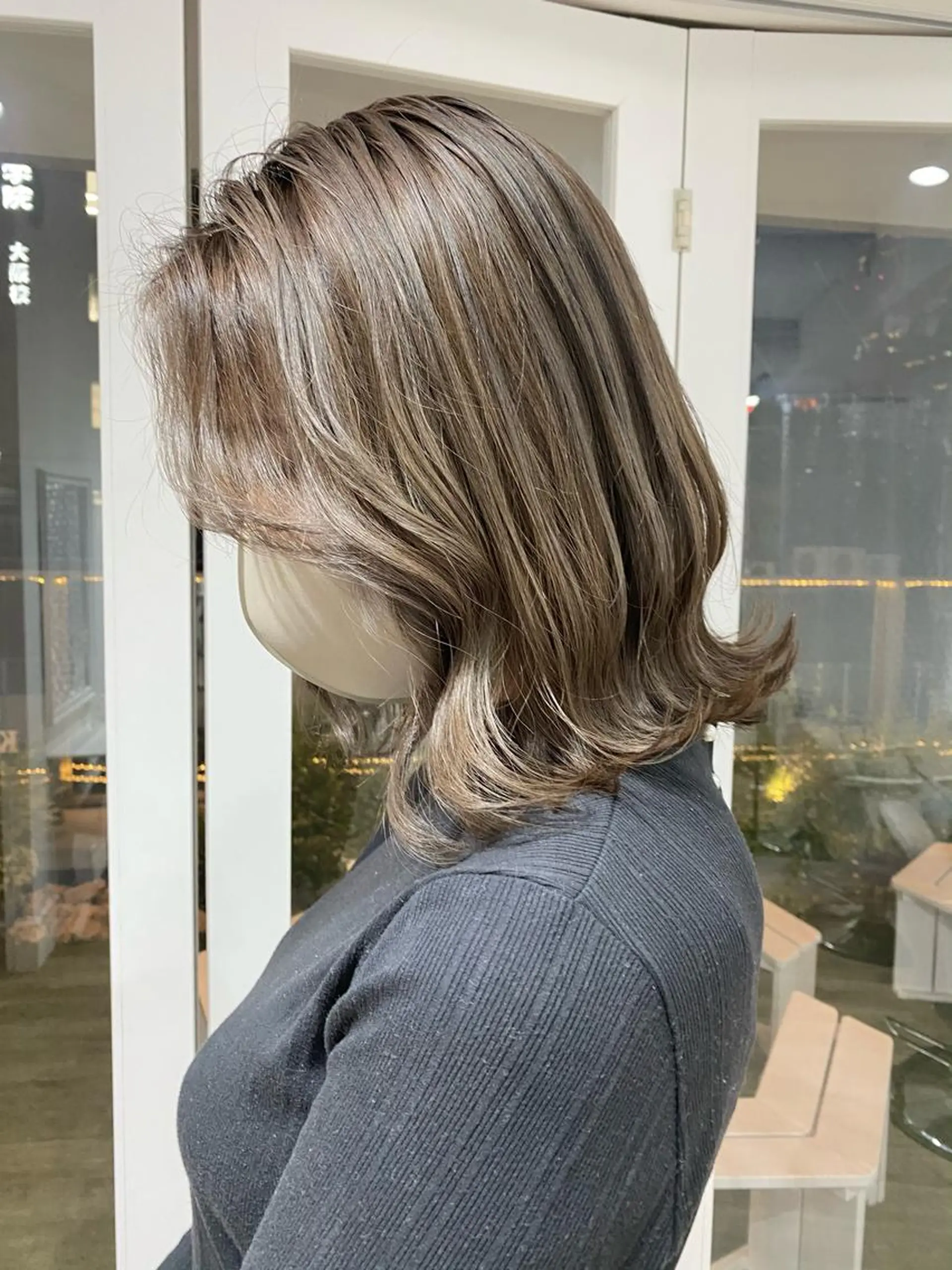 ミディアム 似合わせ大得意美容師 .Haruka.のヘアスタイル