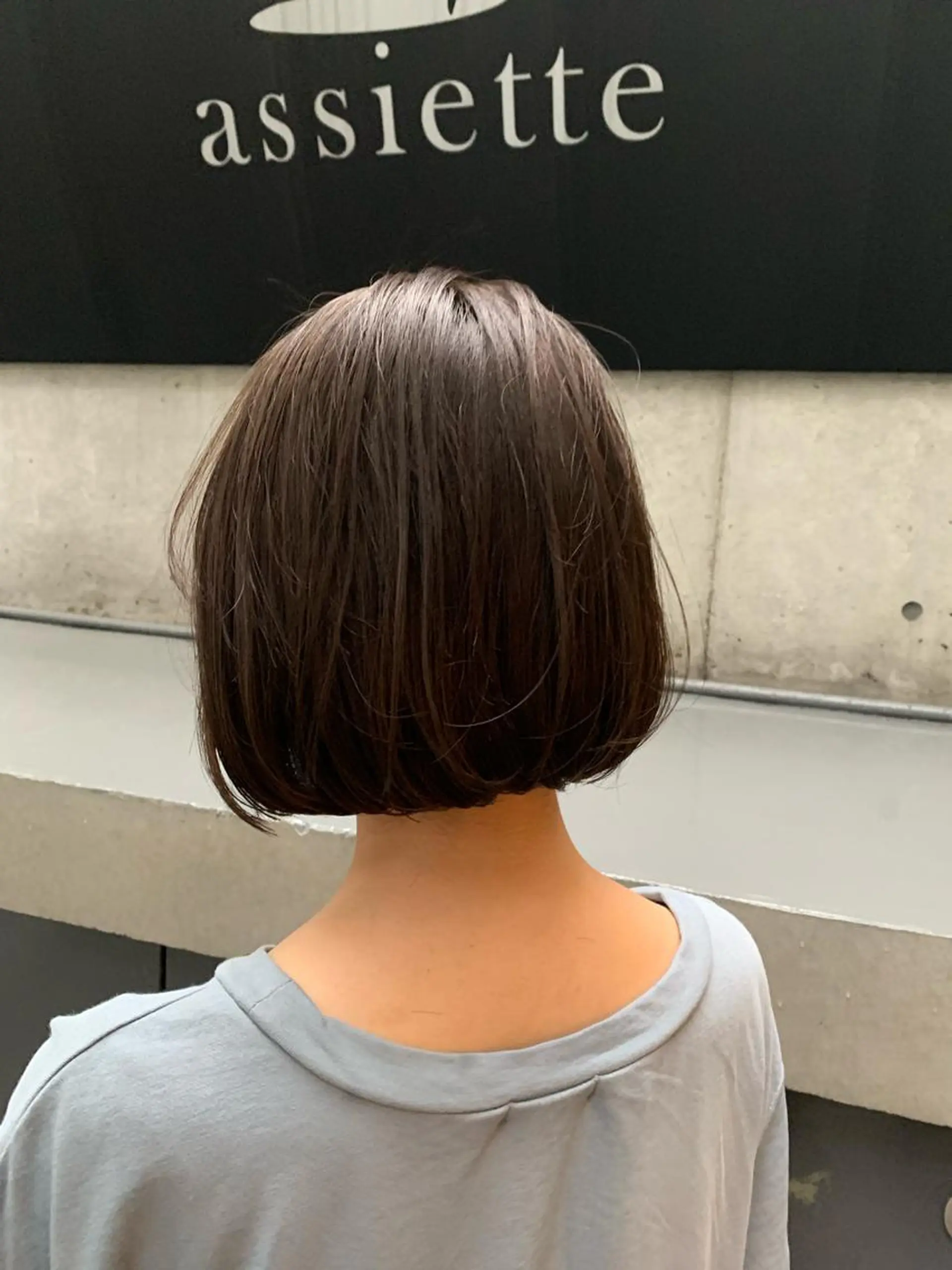 ショート カラー カット トリートメント マネージャー八尾 裕一郎のヘアスタイル