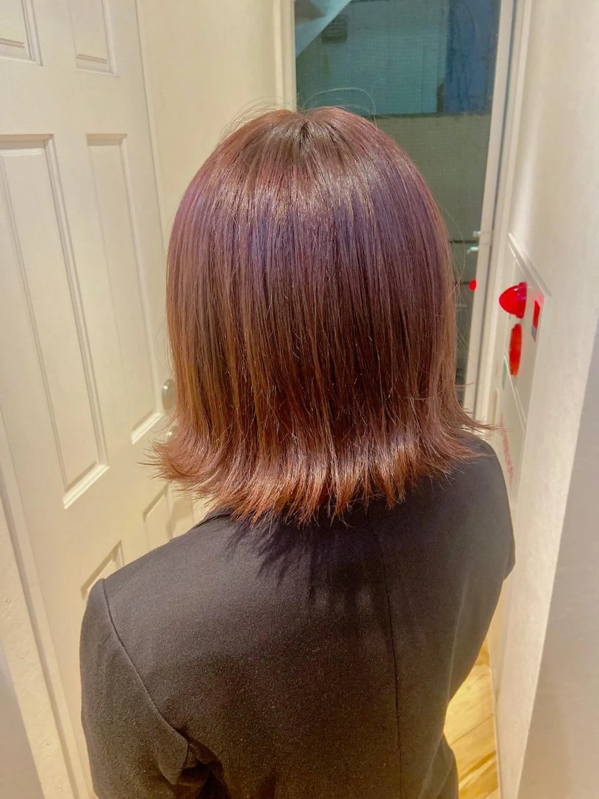 ショート カラー ブリーチ 透明感カラー ブリーチなしカラー ピンクカラー ヘアカラー ✨髪質改善/透明感✨ 西野　陽のヘアスタイル