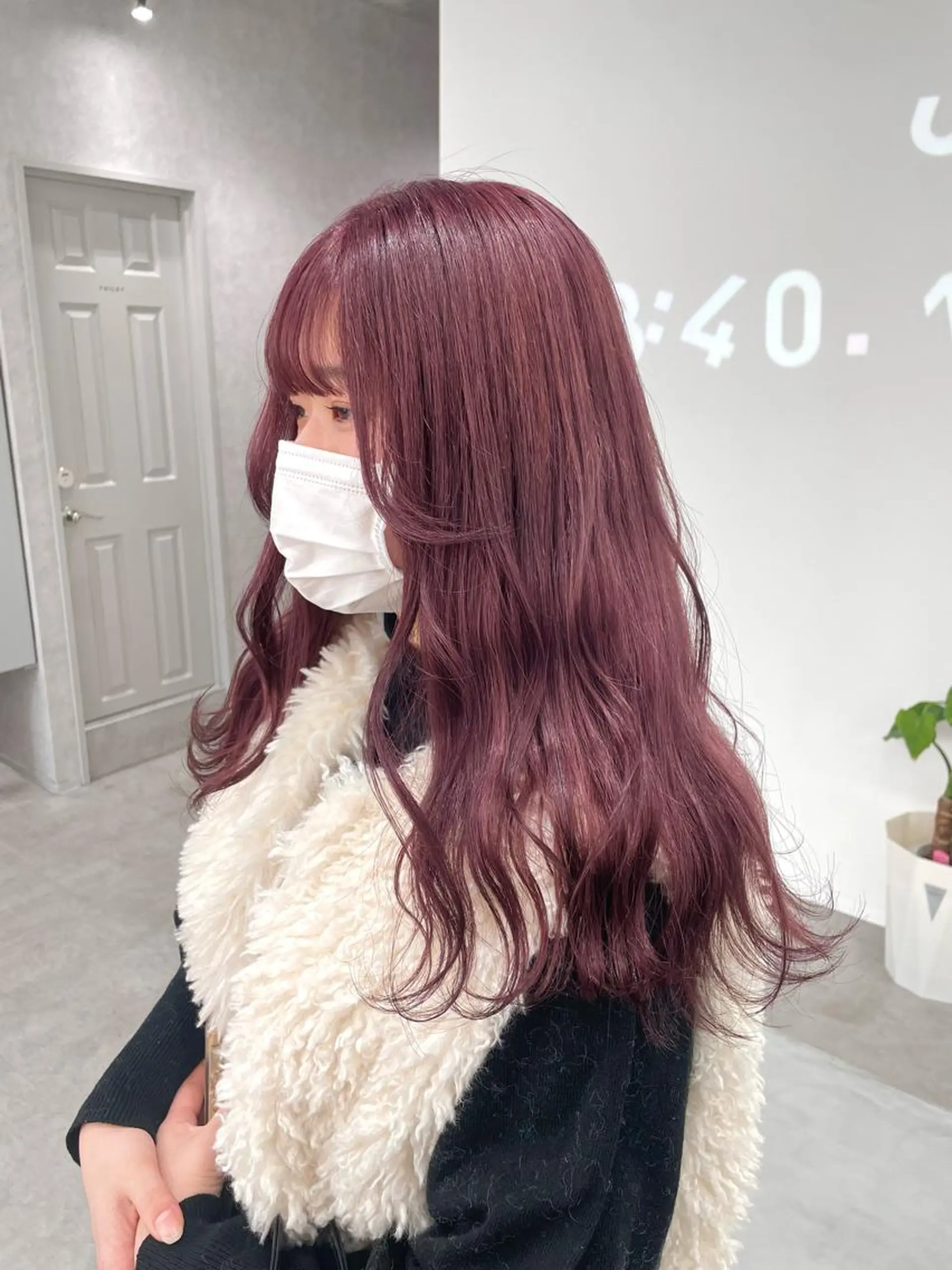 カラー ブリーチ ピンクカラー dot .tokyo所属・中村 彩夏のヘアスタイル