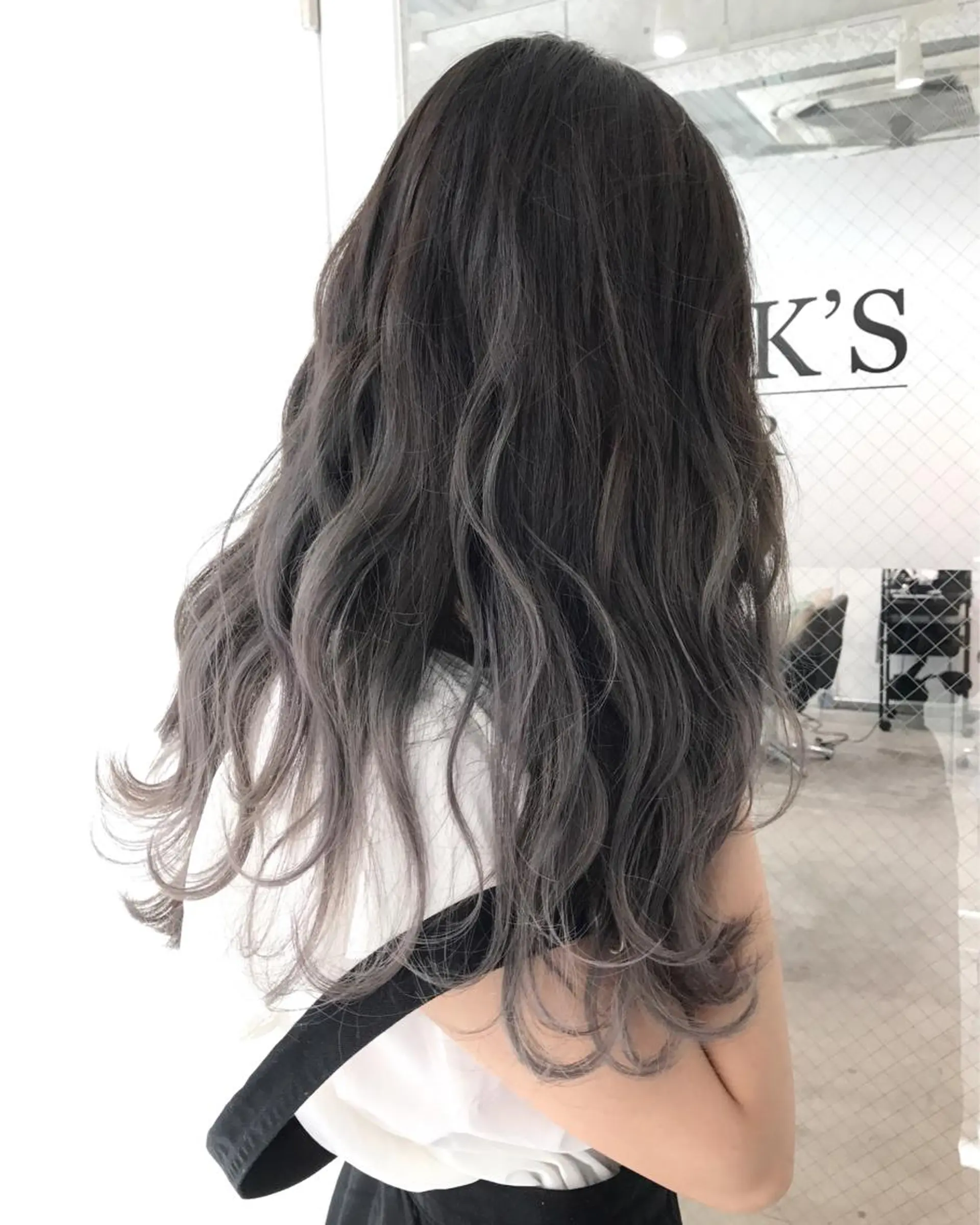 ロング カラー ヘアアレンジ ヘアカラー トリートメント BANK'S hair所属・💐ケラチン 髪質改善寺坂雄飛💐のヘアスタイル