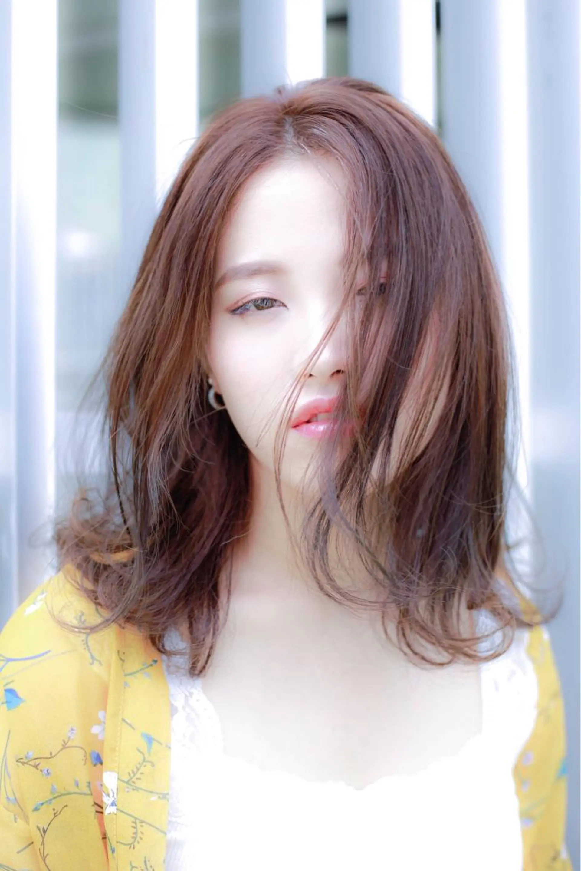 ミディアム 永田 崇のヘアスタイル