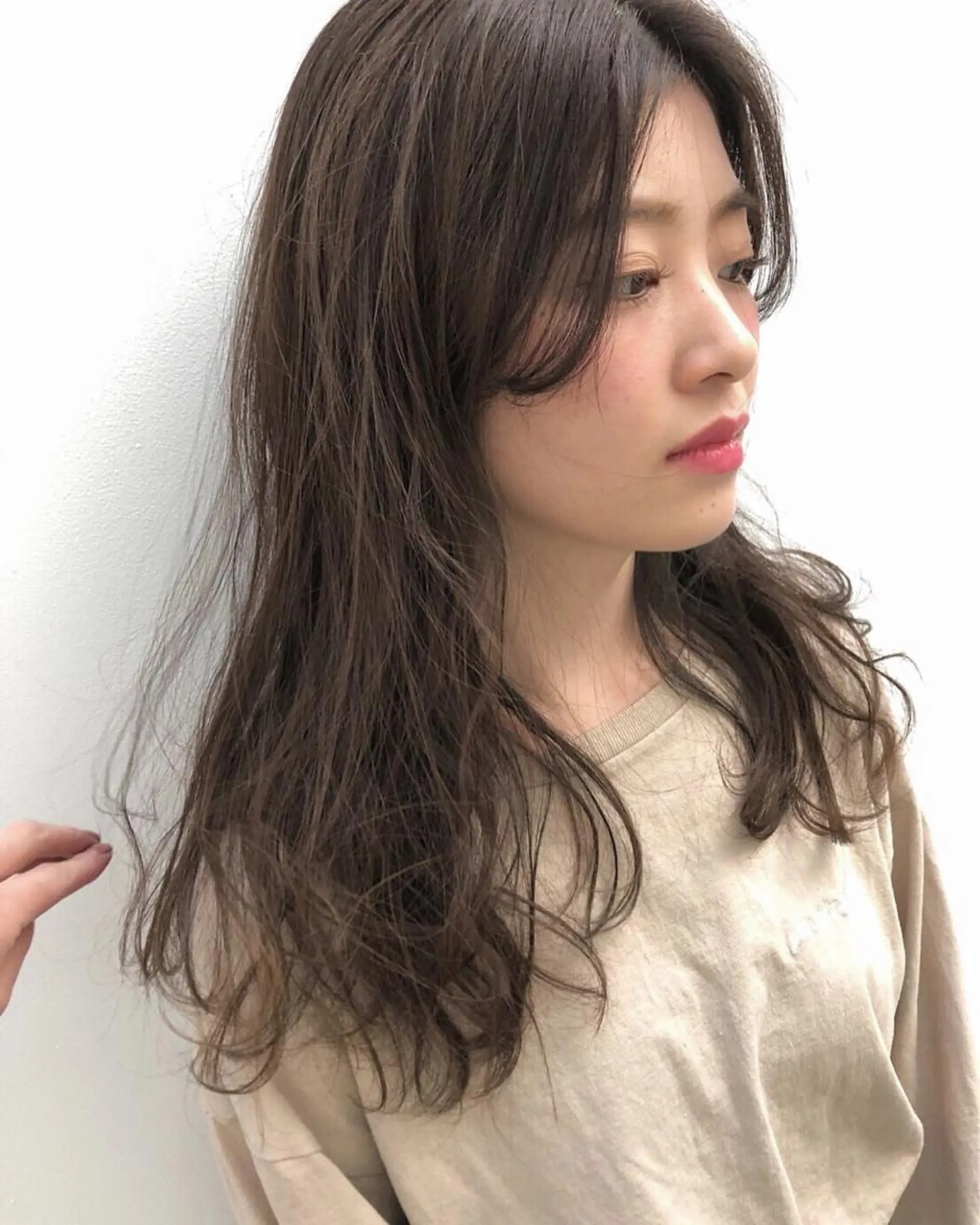 ロング 顔周りカット/髪質改 善/新宿/畑中稔里のヘアスタイル