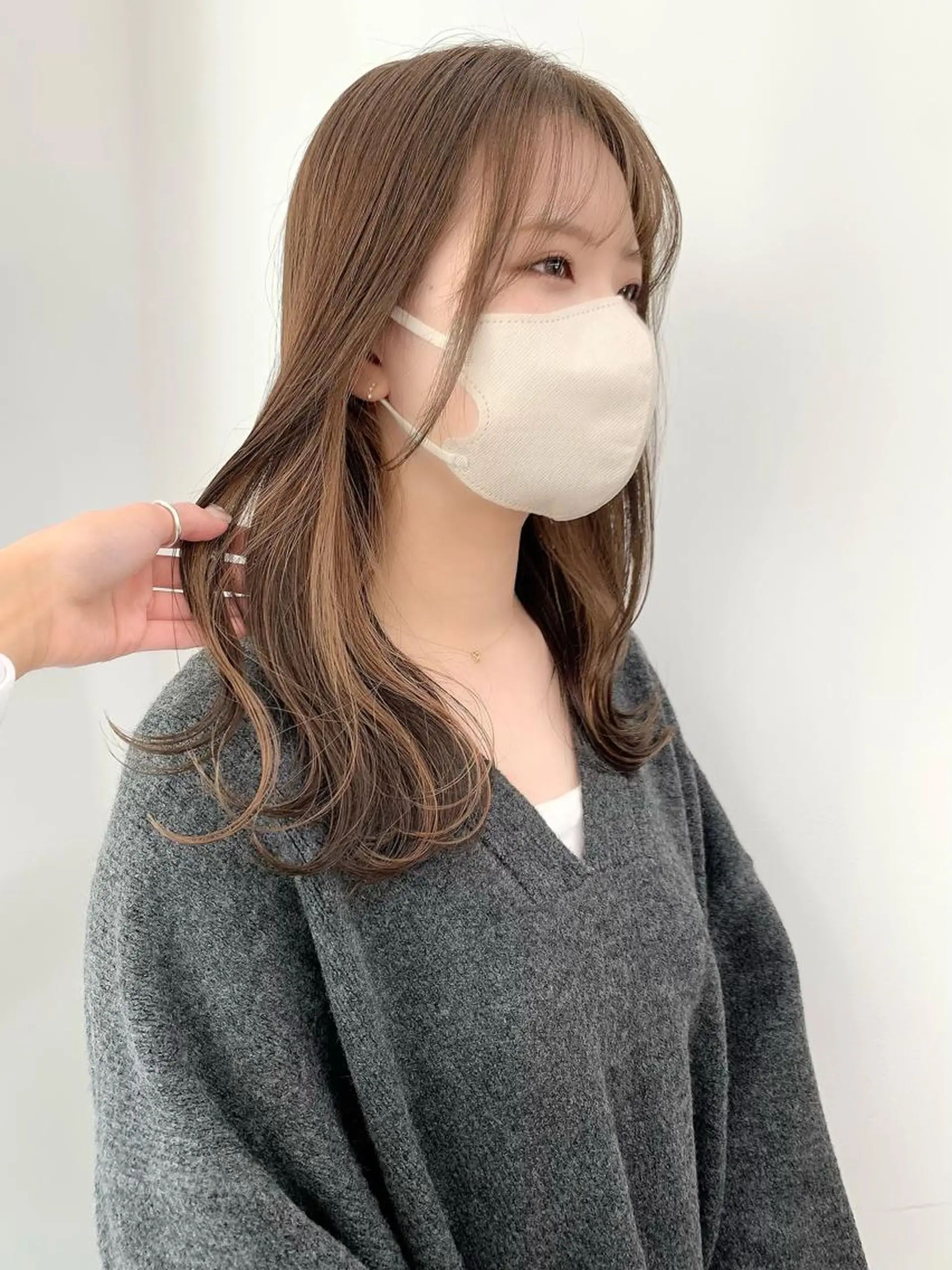 セミロング カラー インナーカラー 🌿椿 夢来🌿のヘアスタイル