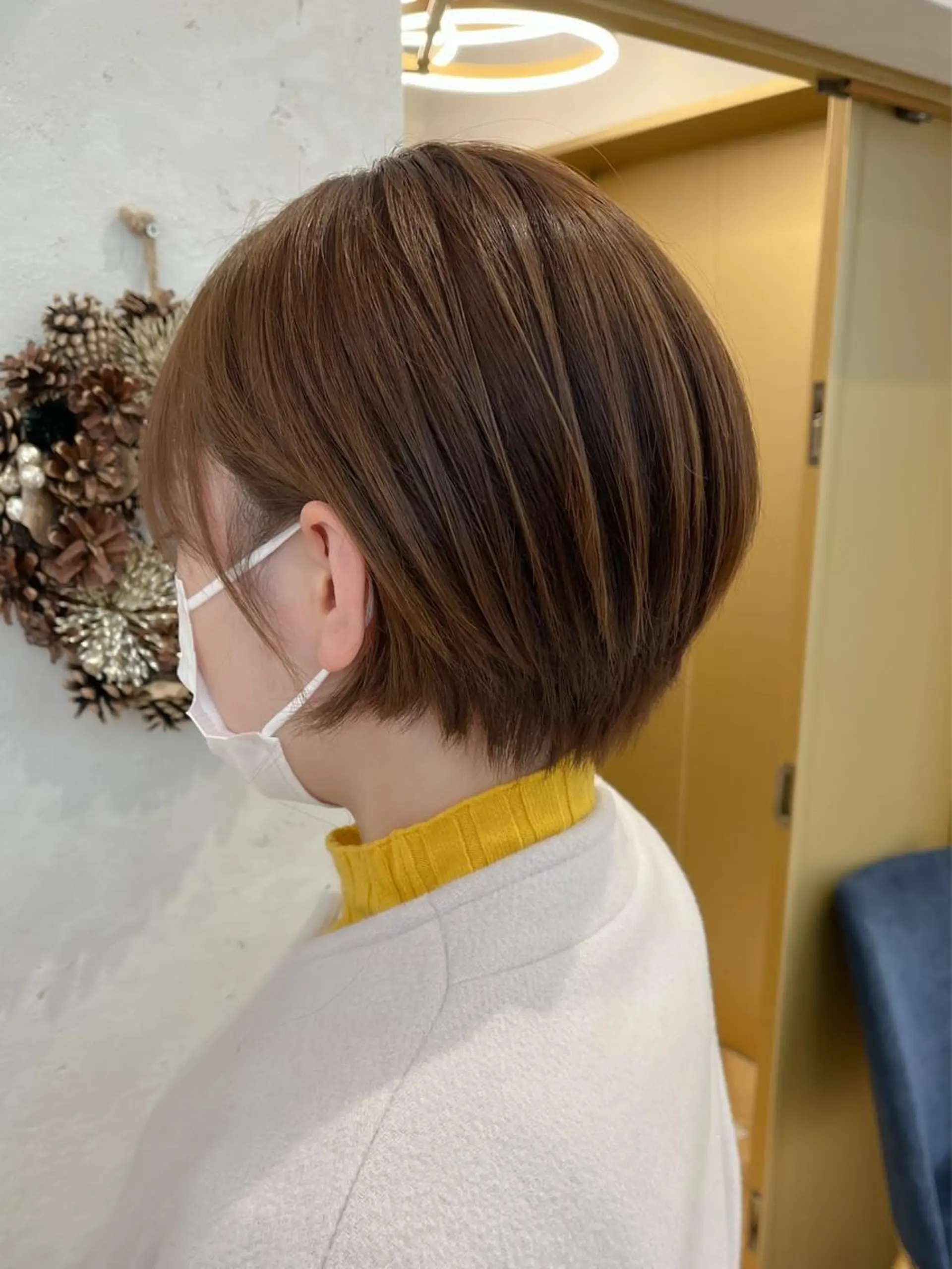 ショート カラー ショートヘア 透明感カラー│ レイヤーヘア中居美樹のヘアスタイル