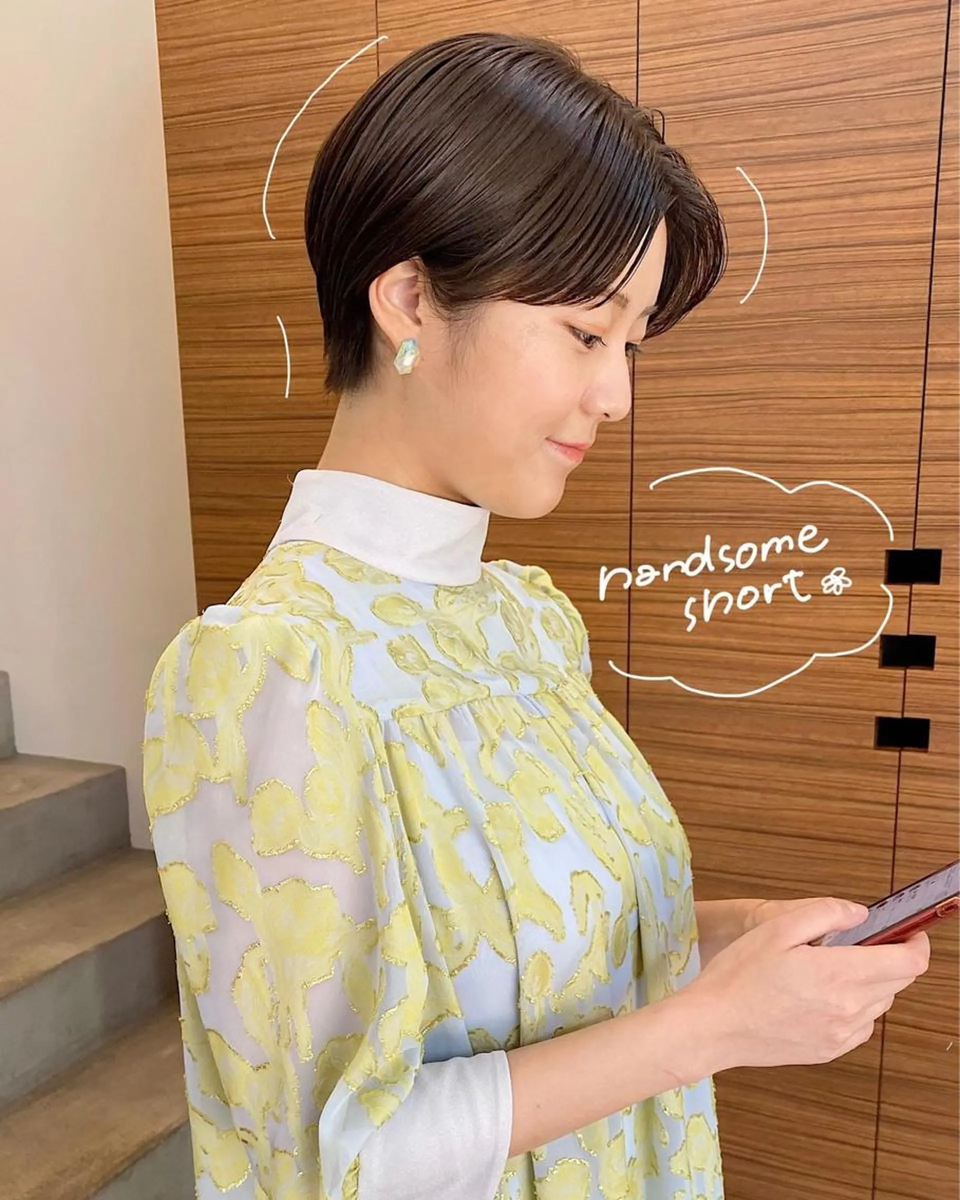 ショート ハンサムショート ショートヘア カット ヘアカラー momoka /ショート/ボブのヘアスタイル