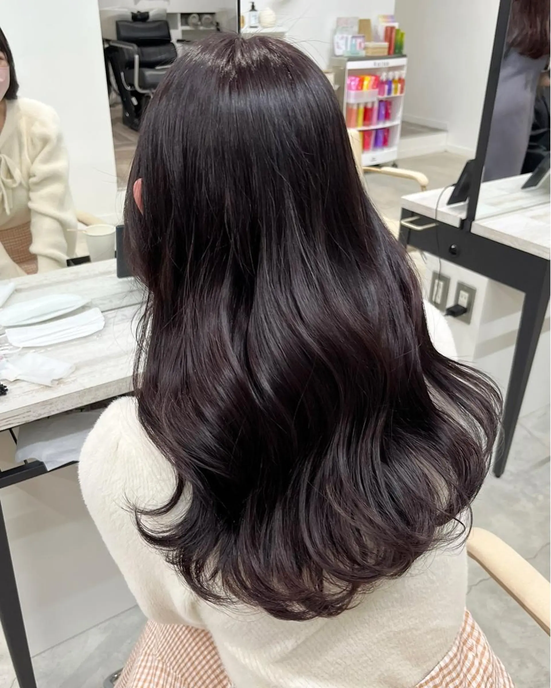 ロング カラー ラベンダーカラー 韓国風ヘア Ciel / RIHOのヘアスタイル