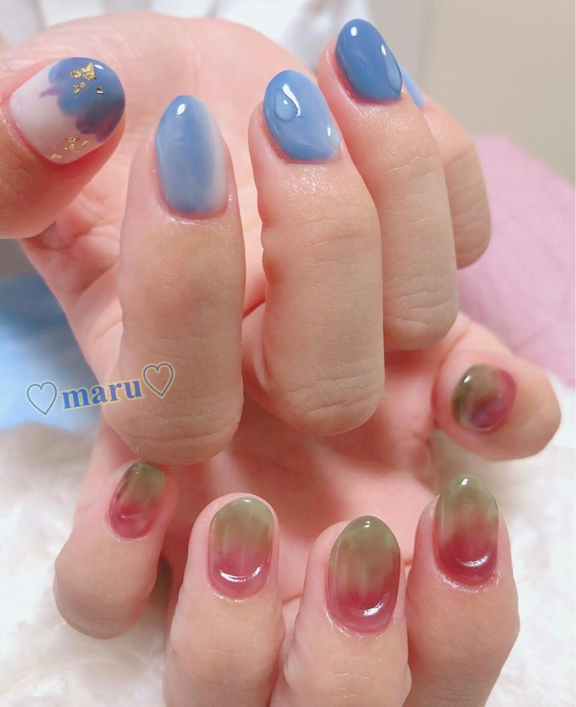 ネイル ハンドネイル フットネイル まるみ ♡のネイルデザイン