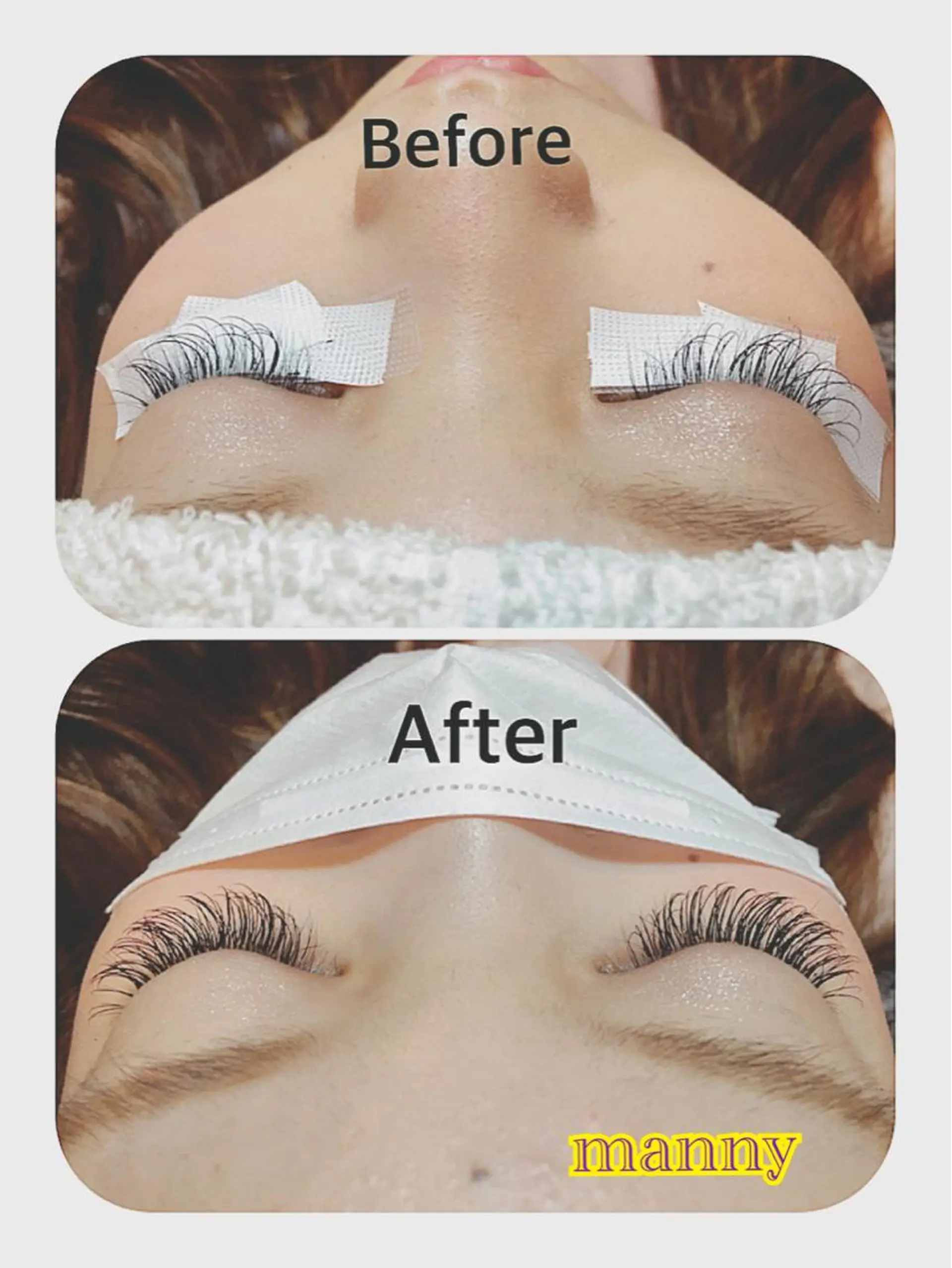 マツエク・マツパ Dカール manny eyelashのマツエク・マツパデザイン