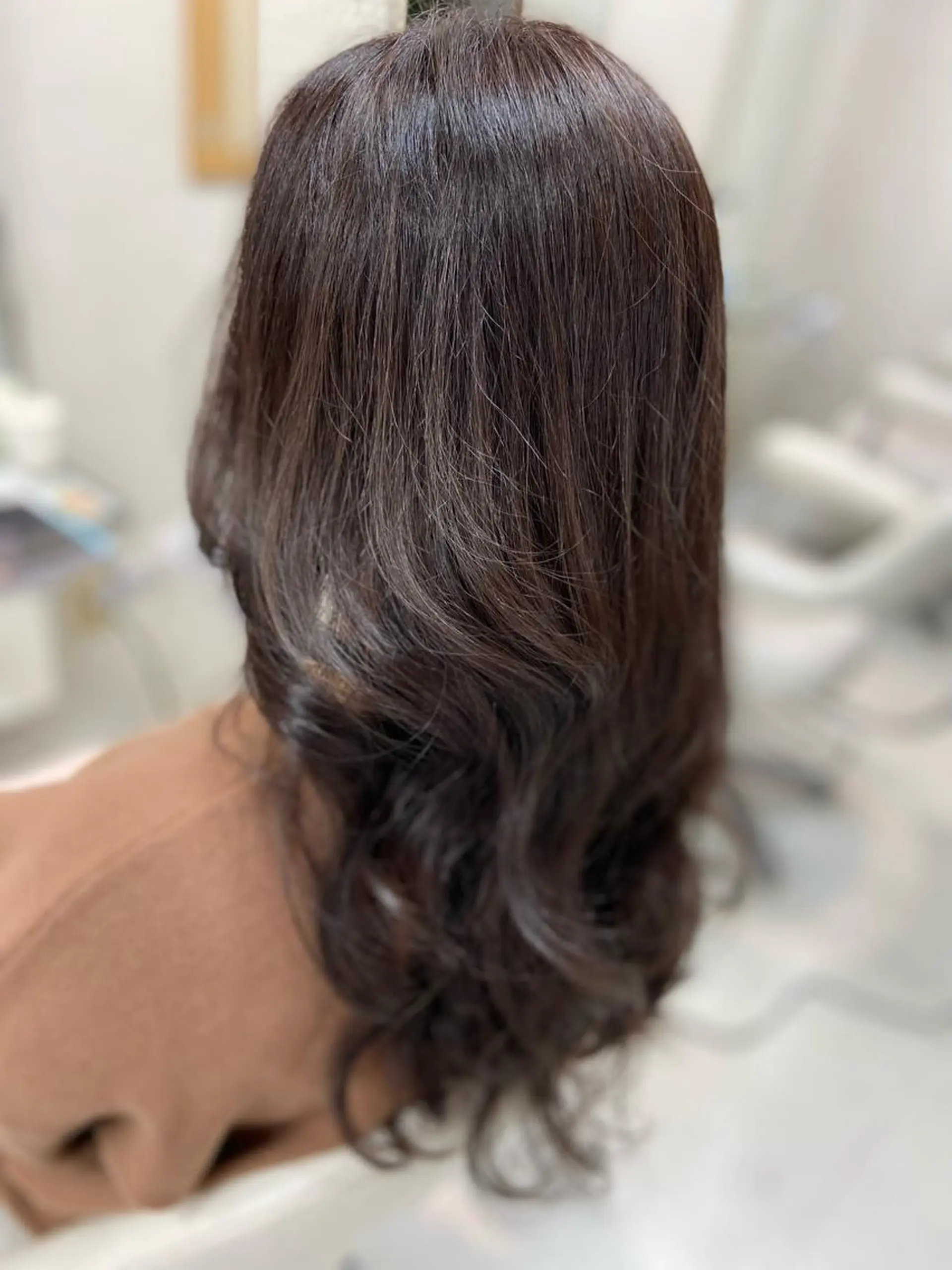 ロング カラー ブリーチ ハイライトカラー ハイライト ヘアカラー 菊地 美憂のヘアスタイル