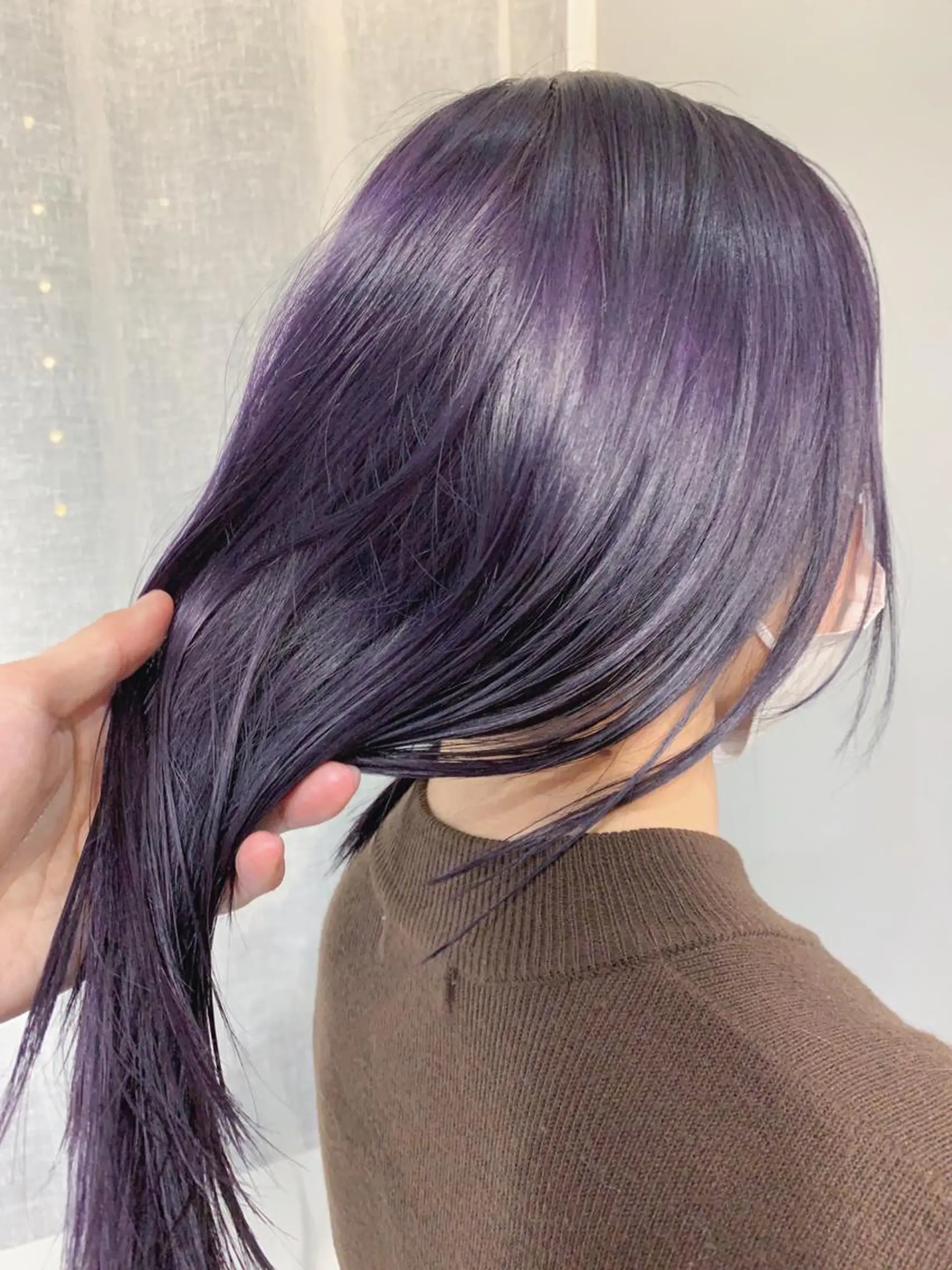 ロング カラー ボブパーマコテ巻き風 パーマNo1深江秀平のヘアスタイル