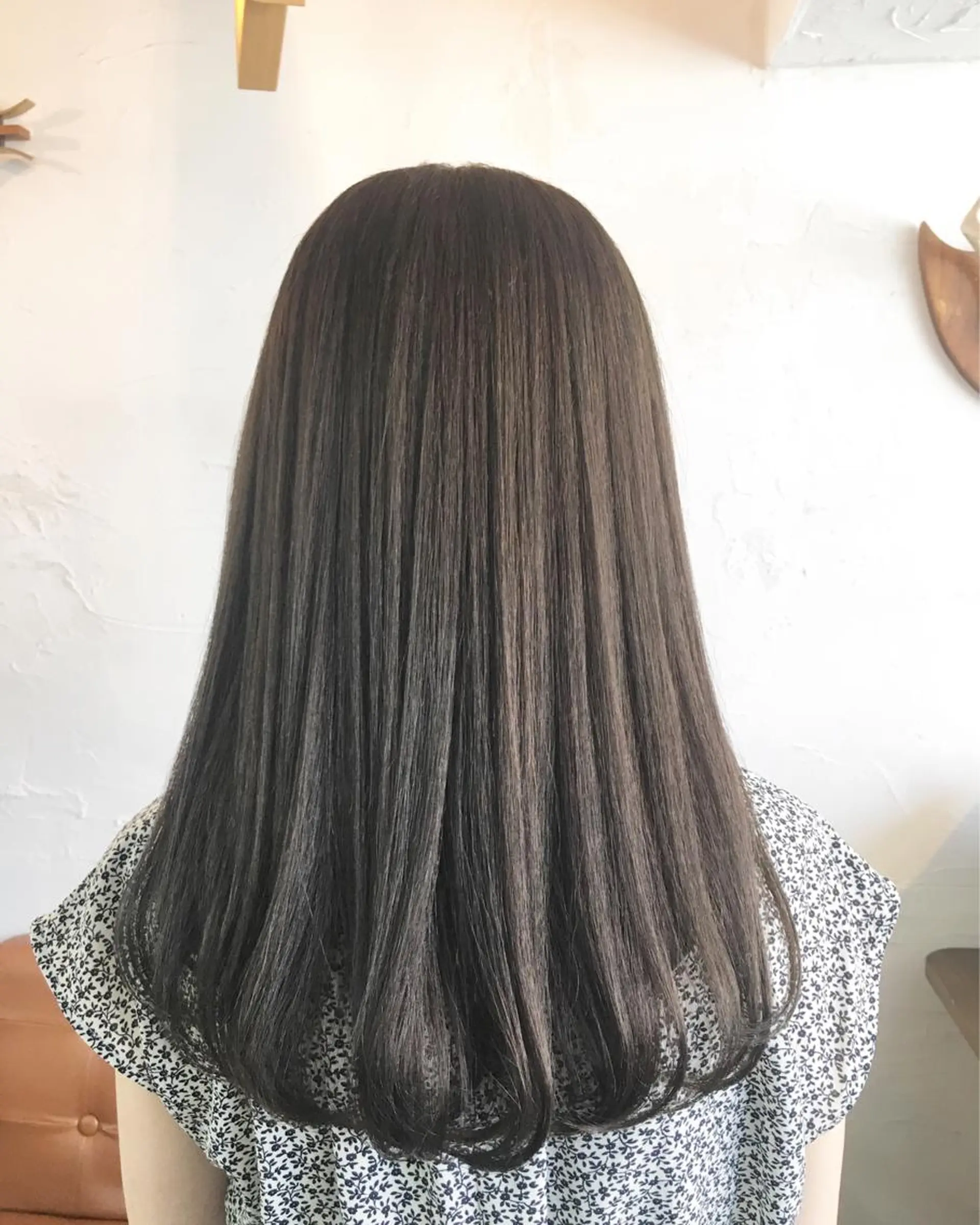 セミロング カット ヘアカラー トリートメント 松田 由紀子のヘアスタイル