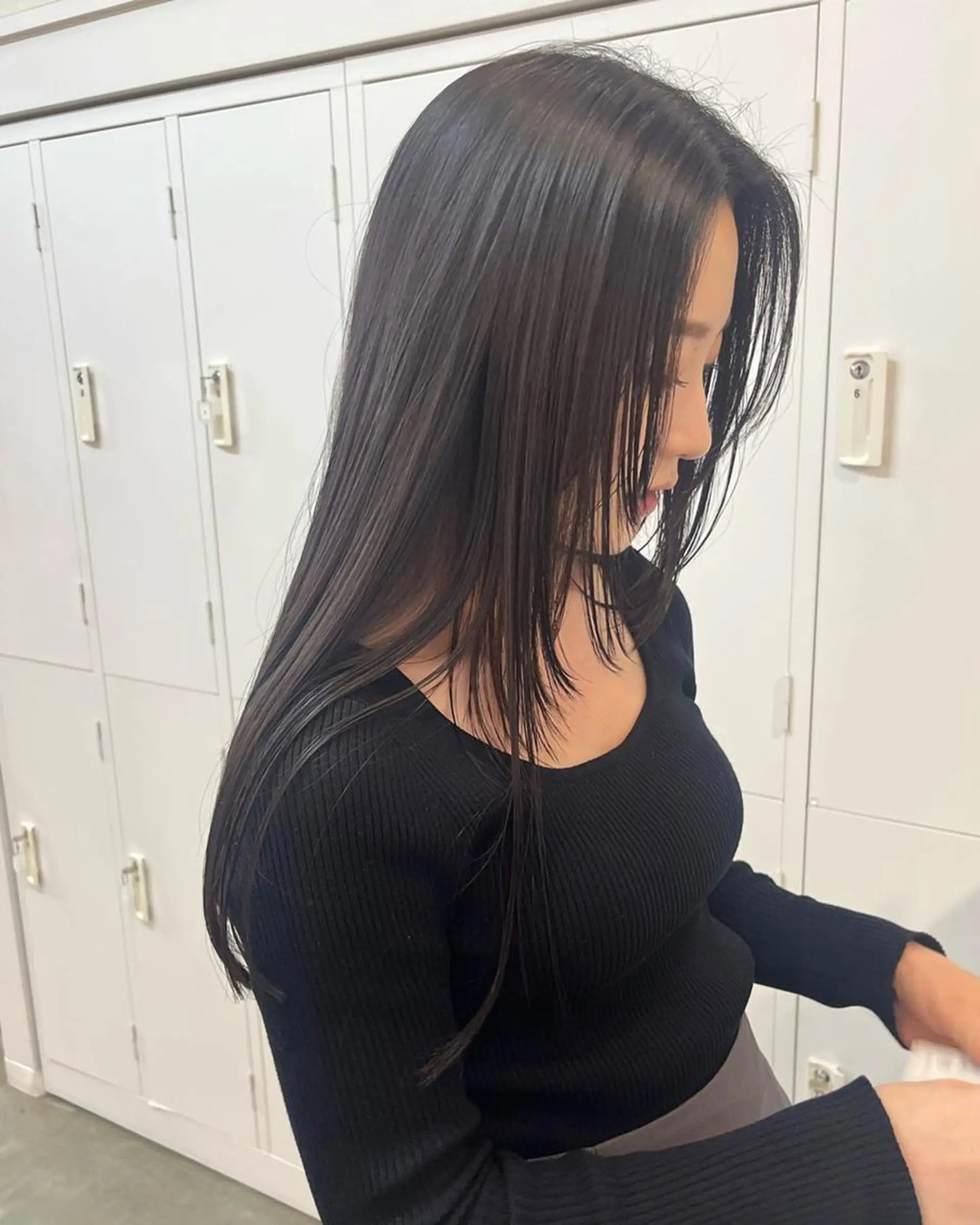 ロング 韓国風カラー ピンクブラウン ボブ くせ毛 髪質改善 韓国/髪質改善💘 櫻井かれんのヘアスタイル