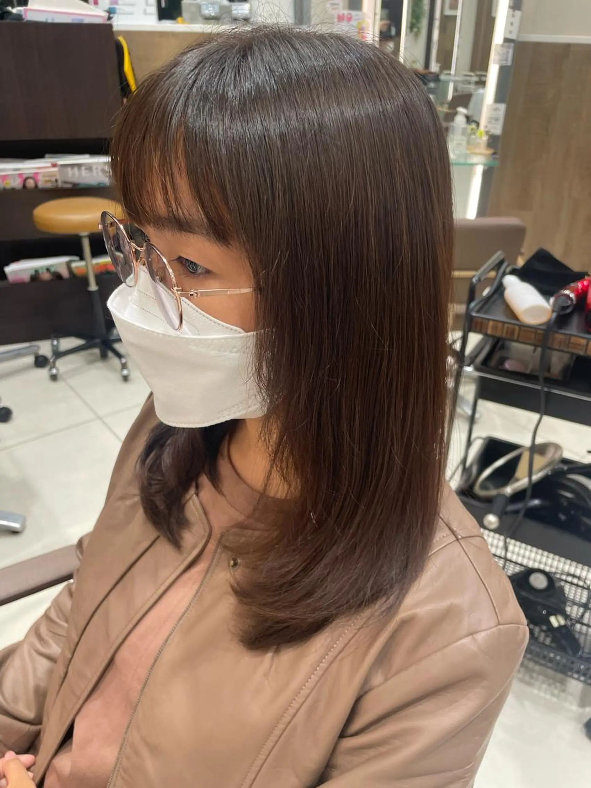 ロング パーマ 美髪×縮毛矯正 水上真由美😘のヘアスタイル