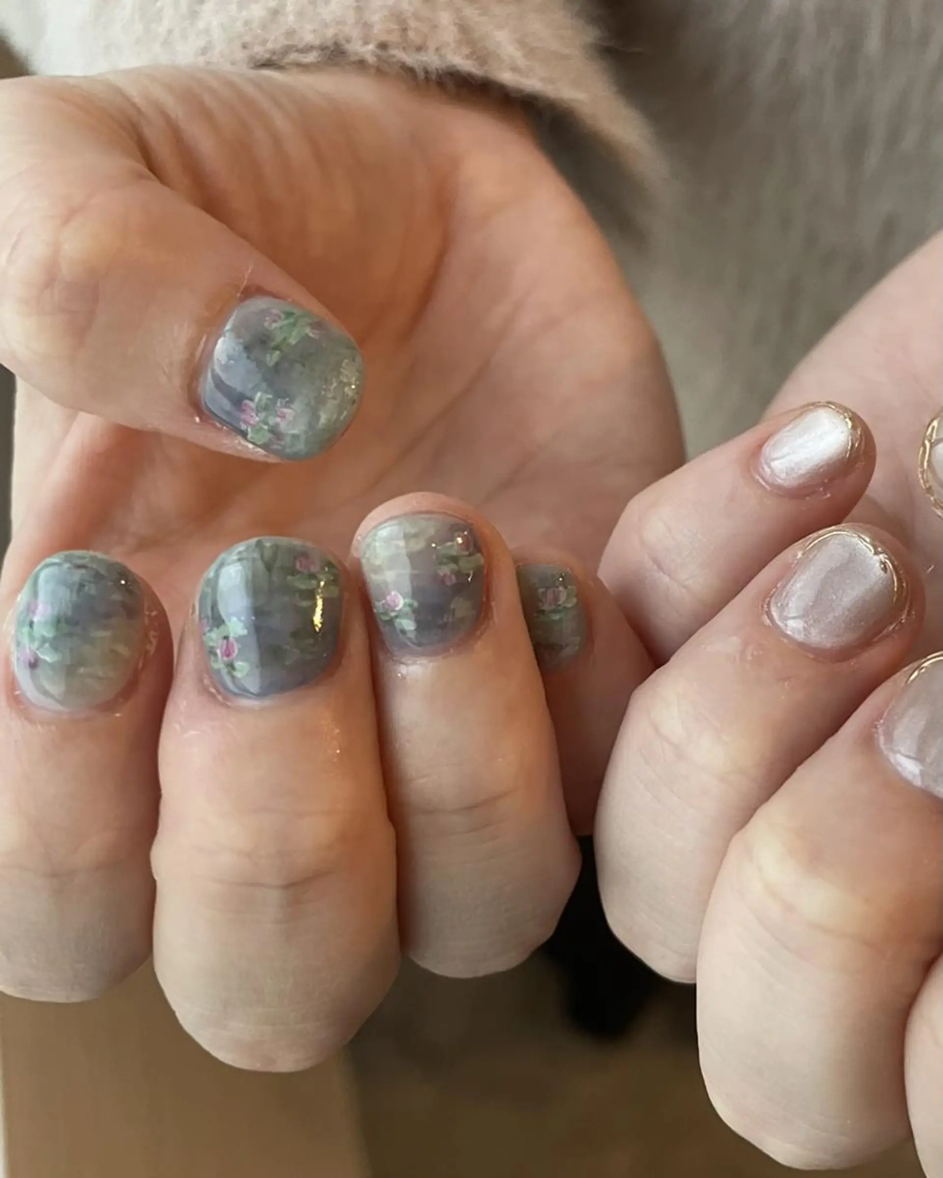 ショート ハンドネイル ネイルサロン Noëlのネイルデザイン