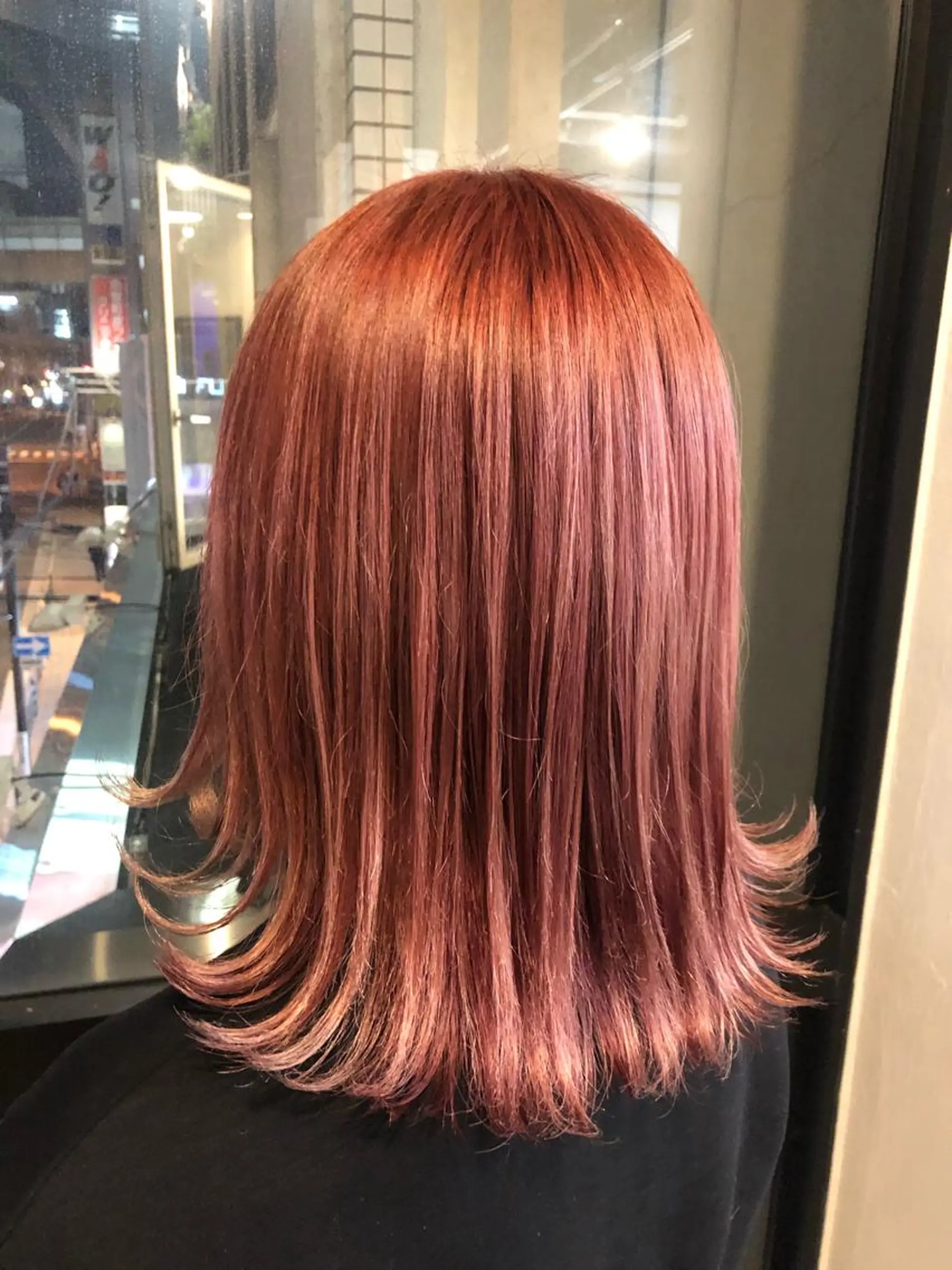 ミディアム カラー ヘアカラー トリートメント ヘアセット 髪質改善＆ブリーチ 伊勢　祐一郎のヘアスタイル