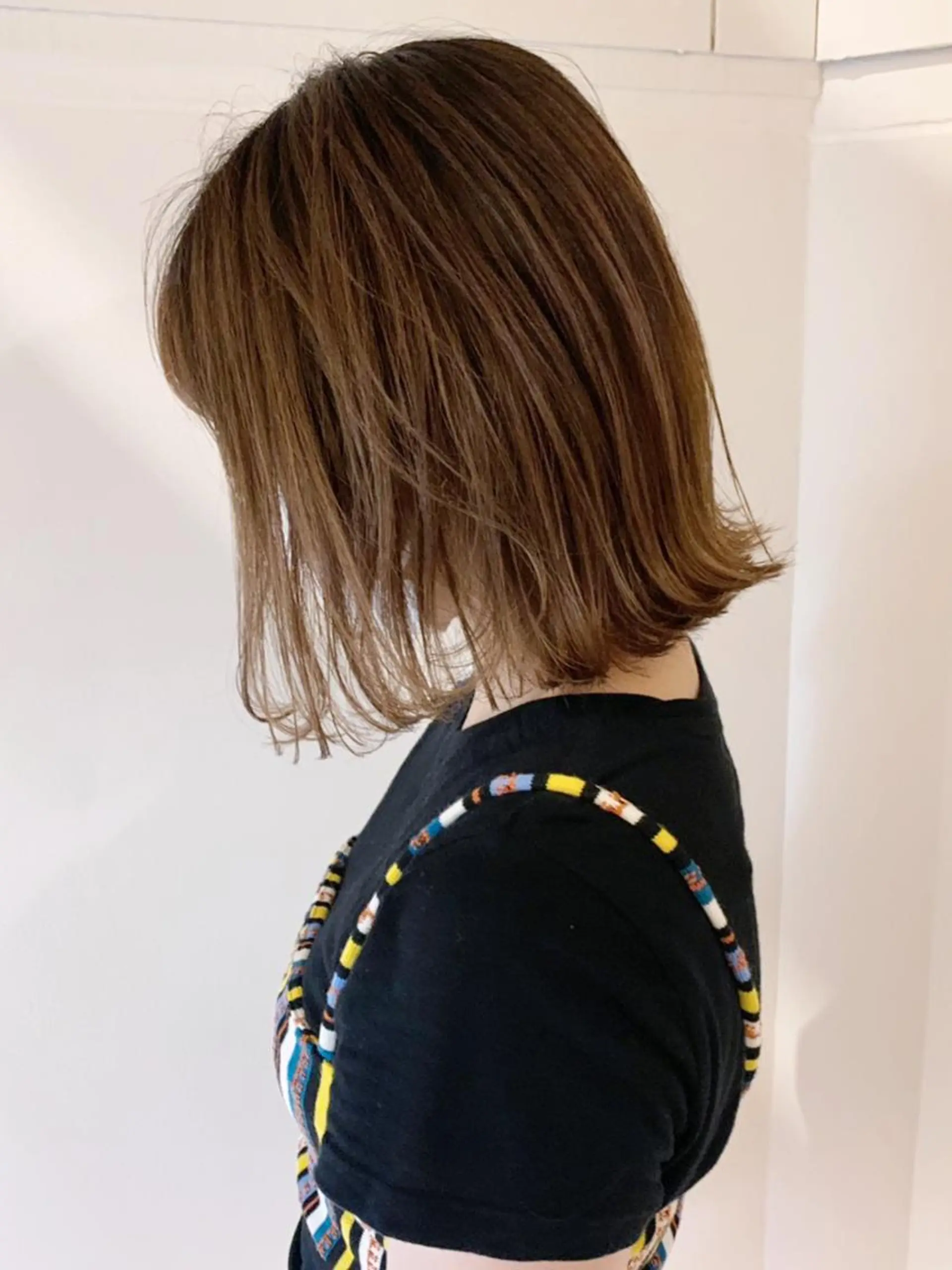 ミディアム カラー パーマ ヘアアレンジ ボブ ITbyALBUM 浦和店のヘアスタイル