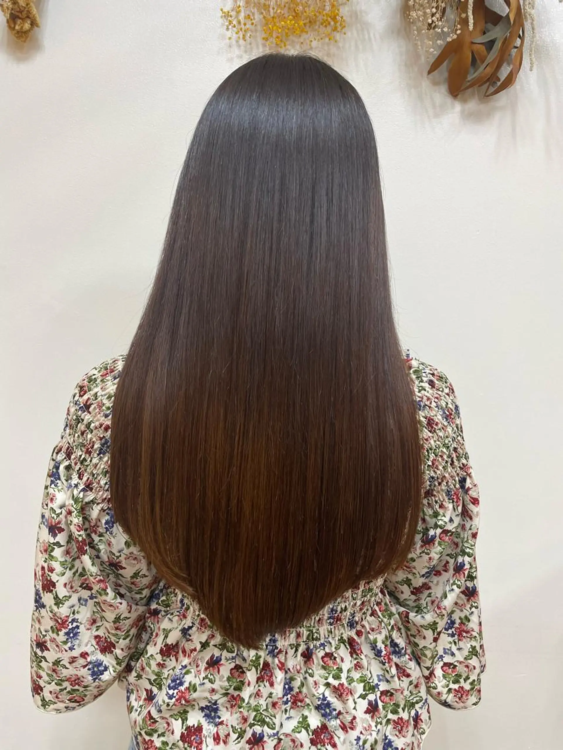 ロング パーマ 髪質改善 トリートメント ストレートパーマ 髪質改善・韓国ヘア 🤍中西麻友🤍のヘアスタイル