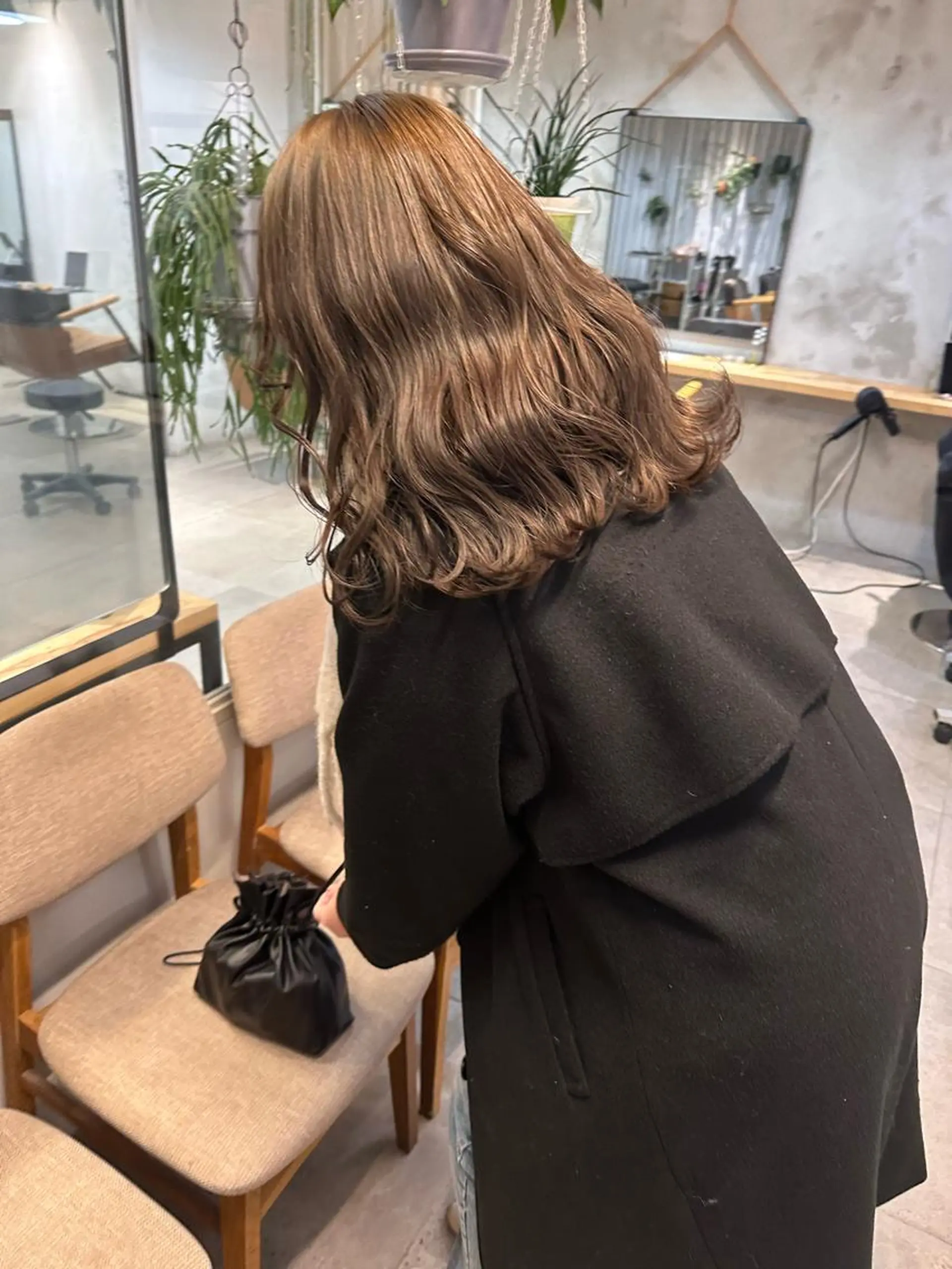 セミロング カラー REINA☁️透明感 カラー/ぷつっと♡のヘアスタイル