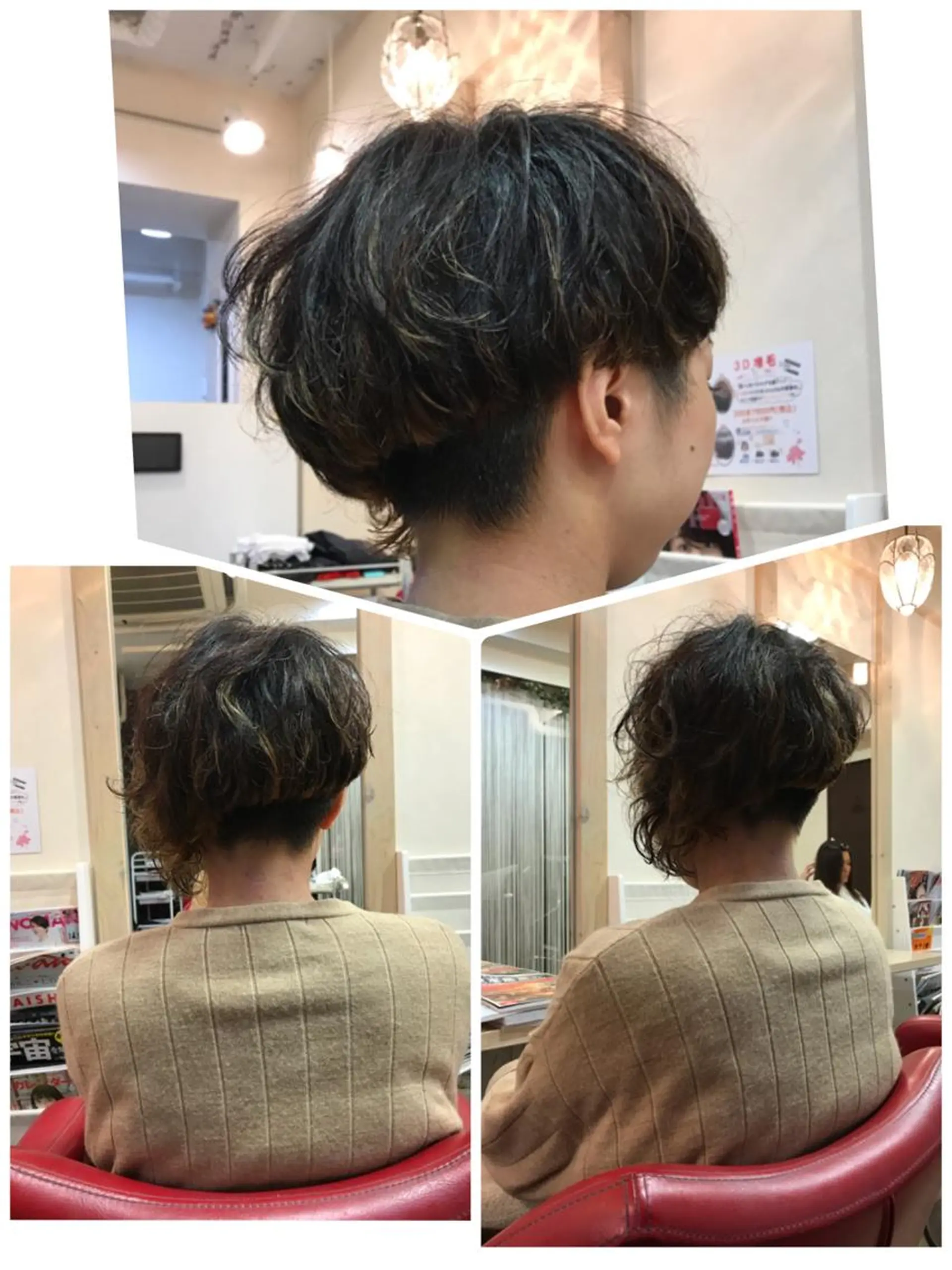 ショート パーマ 渋谷宮益坂 omoのヘアスタイル