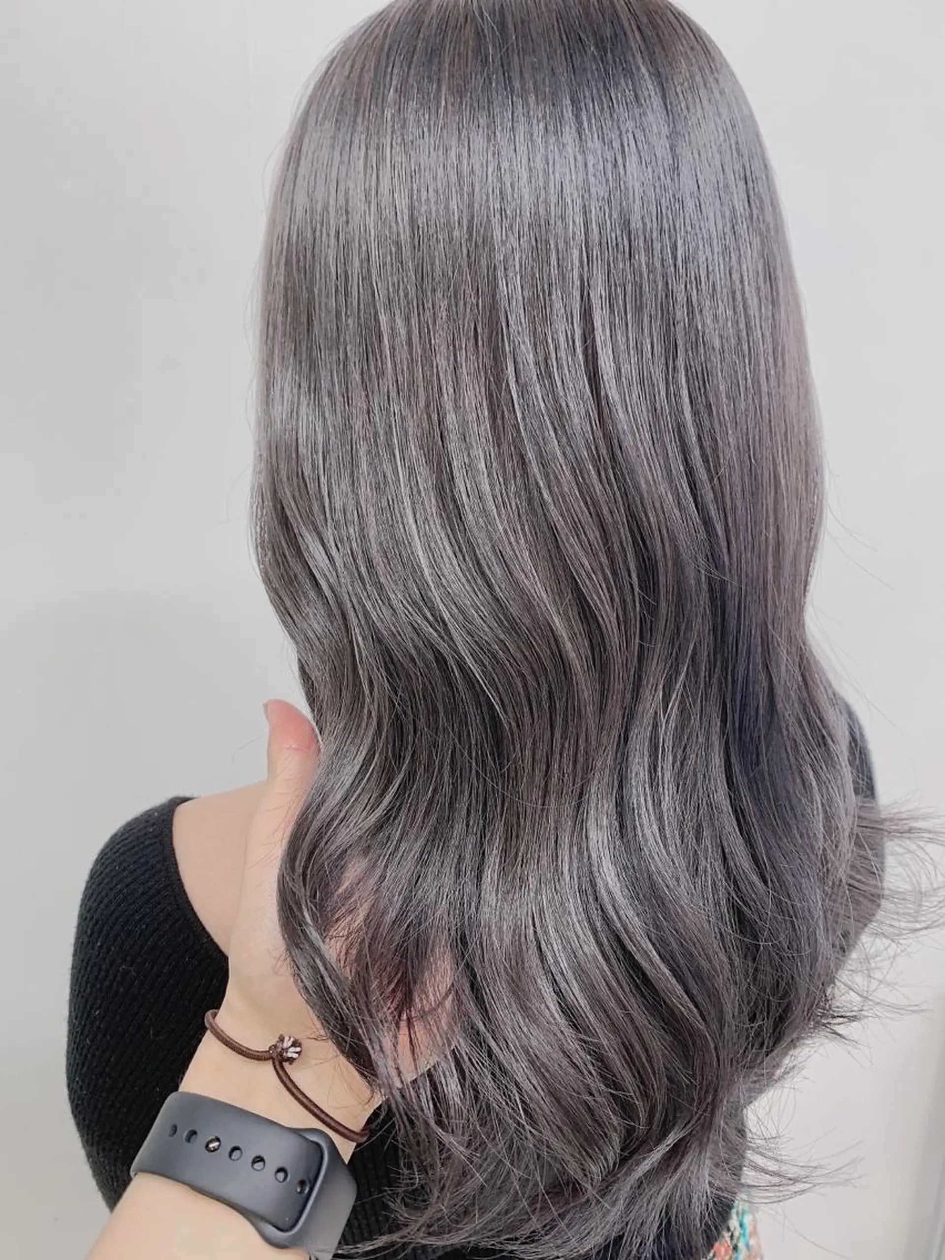 セミロング カラー ヘアカラー トリートメント ⛄️冬の透明感 カラー⛄️大西のヘアスタイル