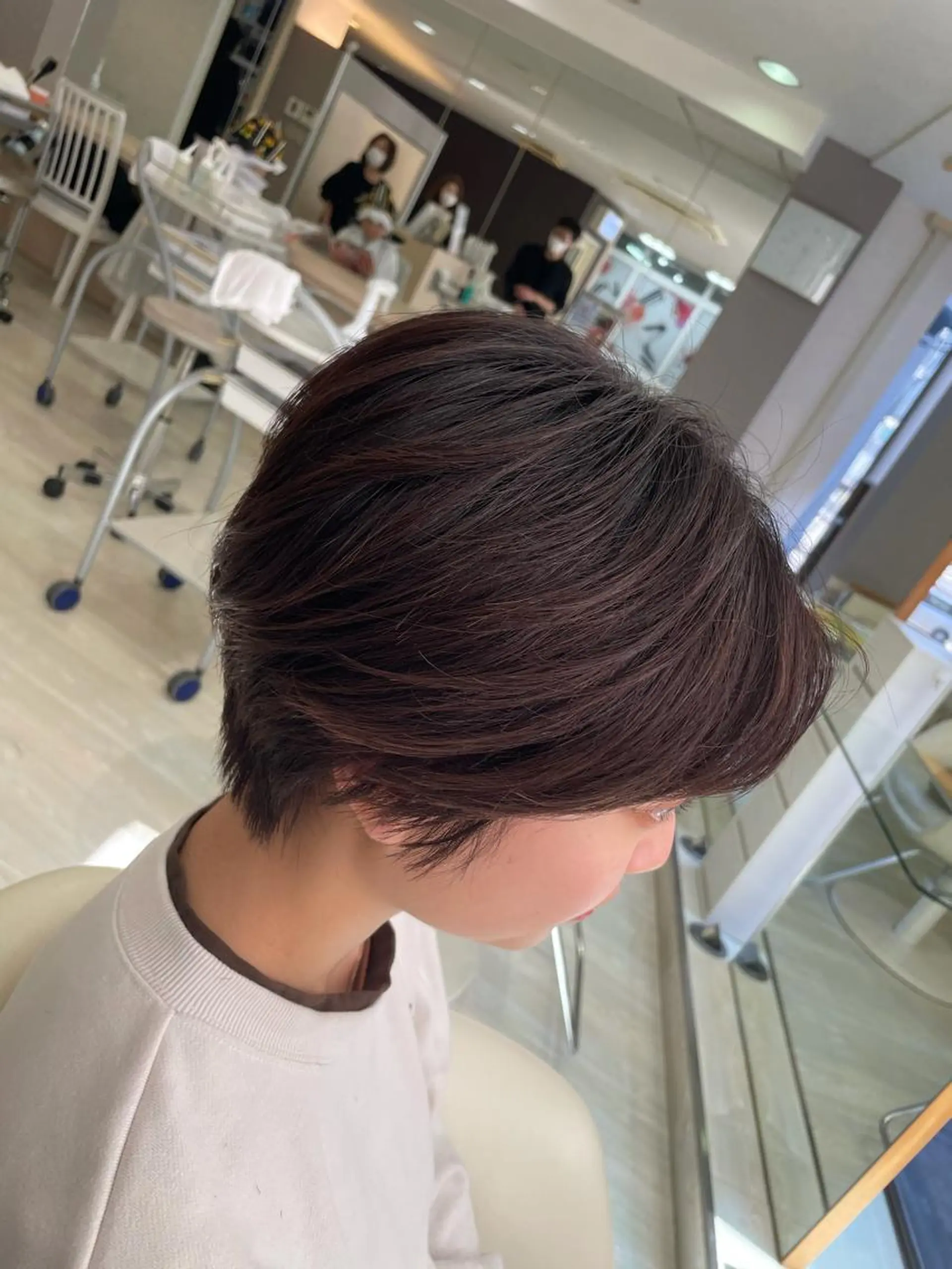 ショート カラー カット ヘアカラー トリートメント チーフデザイナー 西川凌史のヘアスタイル