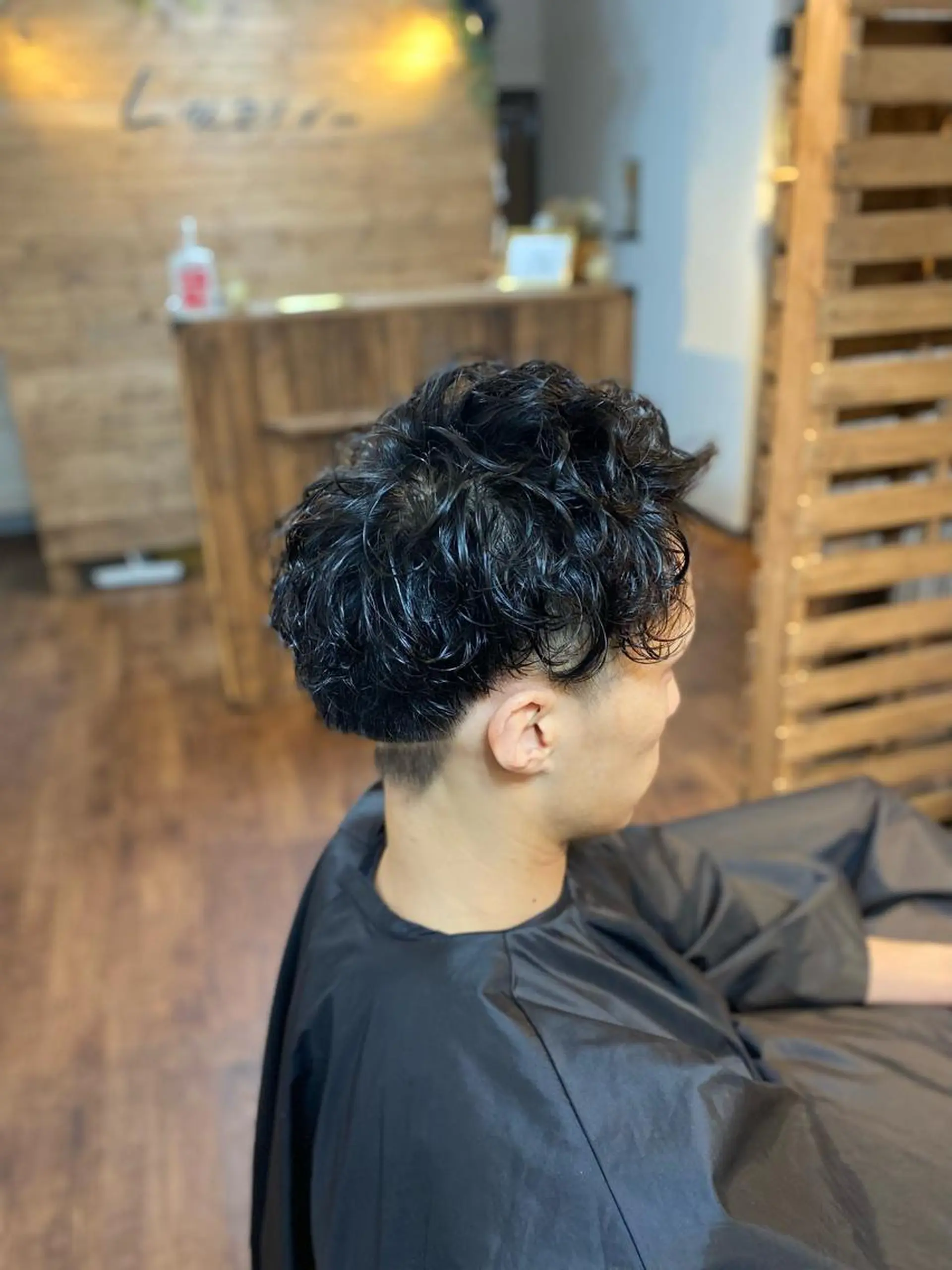 ミディアム パーマ メンズ カット パーマ トリートメント Lizir  ルズィール所属・Luzir⭐︎ GEN⭐︎のヘアスタイル