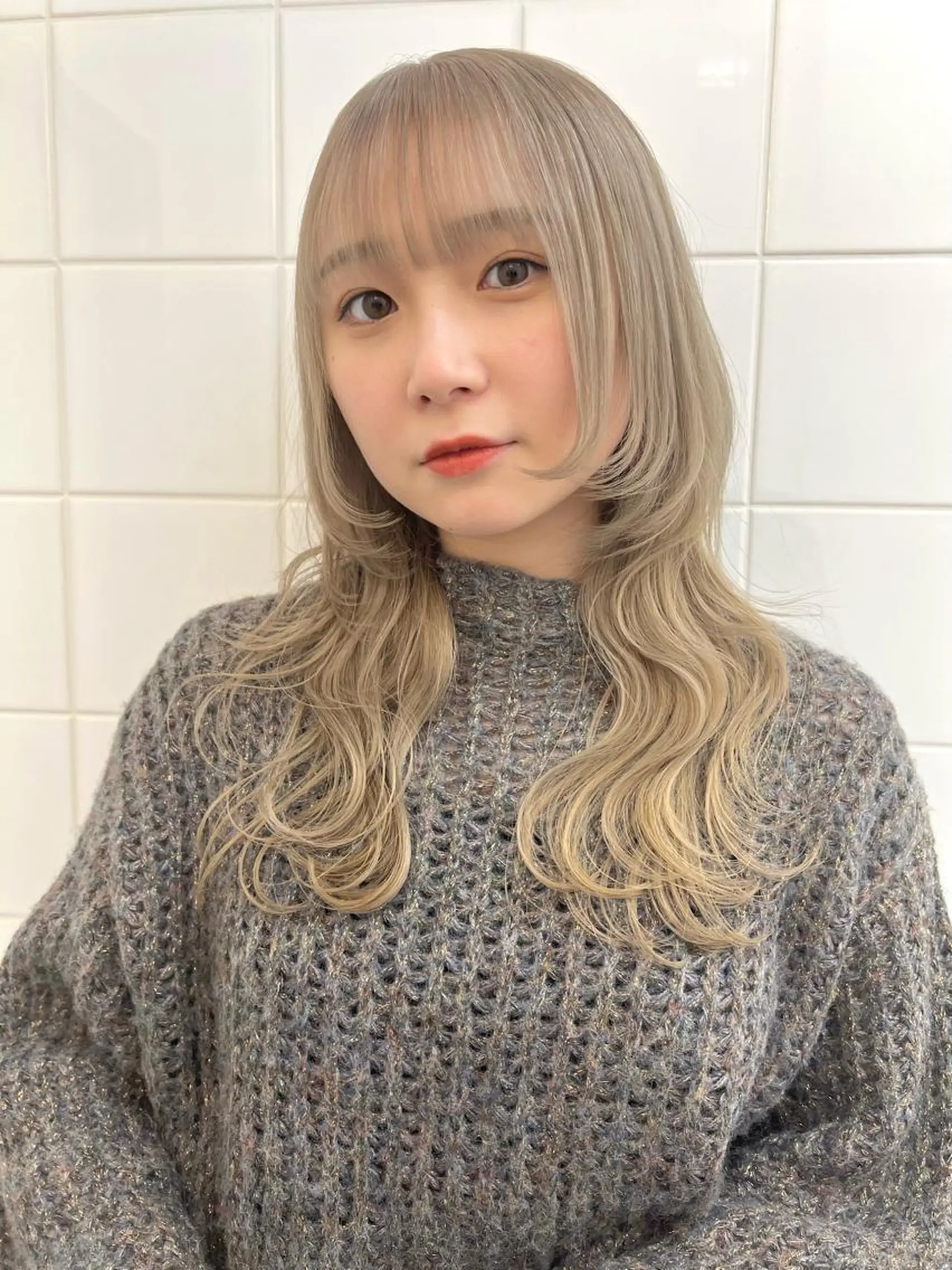ロング カラー ヘアアレンジ 🧨ブリーチー×ボブ レイヤー💎じゅえるのヘアスタイル