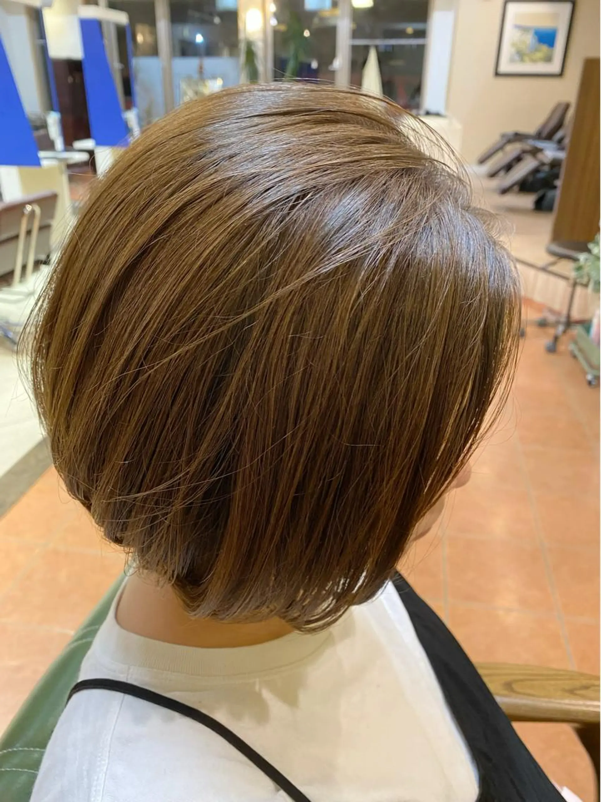 ショート カラー ヘアカラー トリートメント 石井 佑樹のヘアスタイル