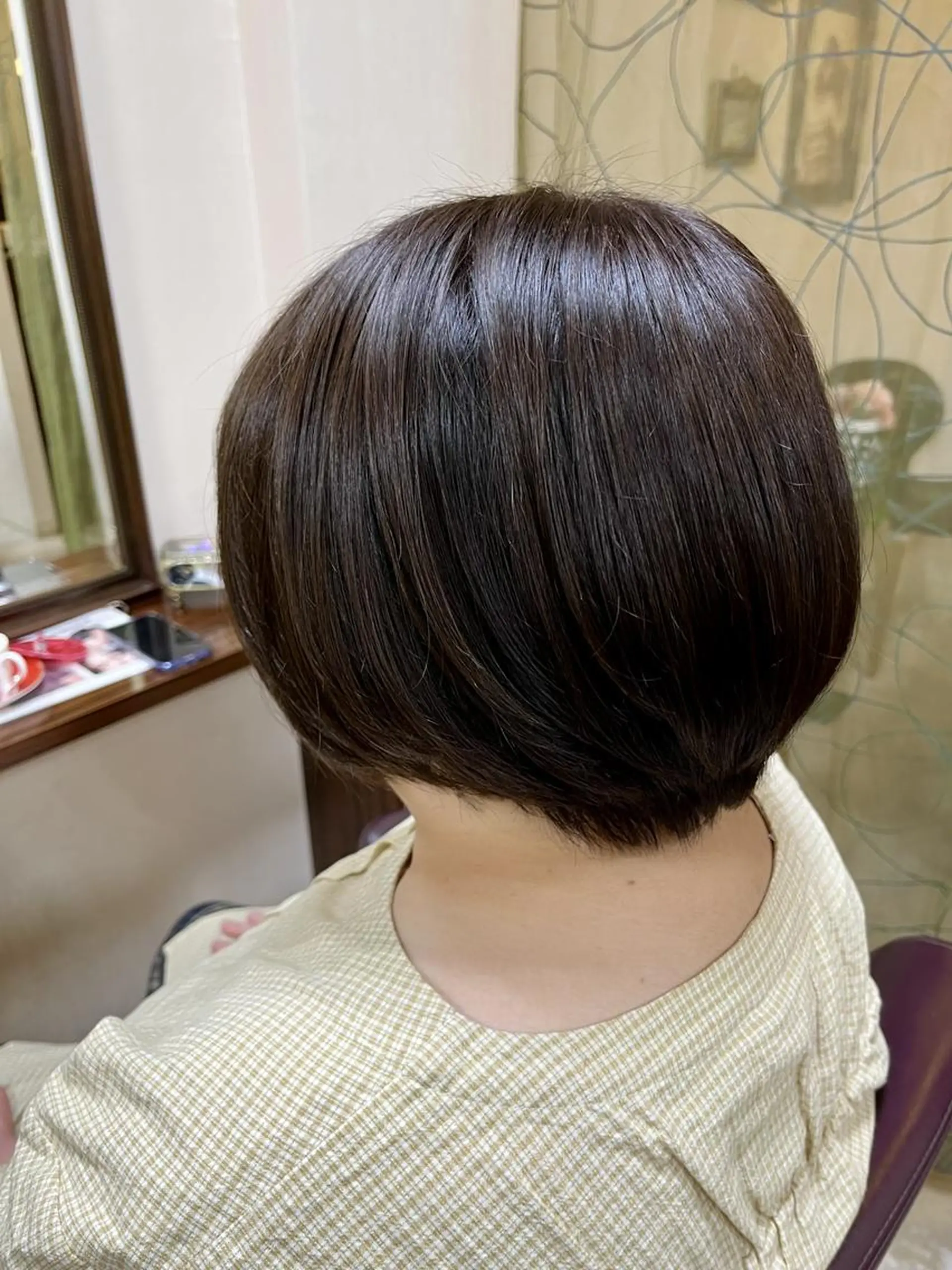 ショート ショートボブ アッシュ ボブ ショートヘア カット ヘアカラー トリートメント 澤崎 希望のヘアスタイル