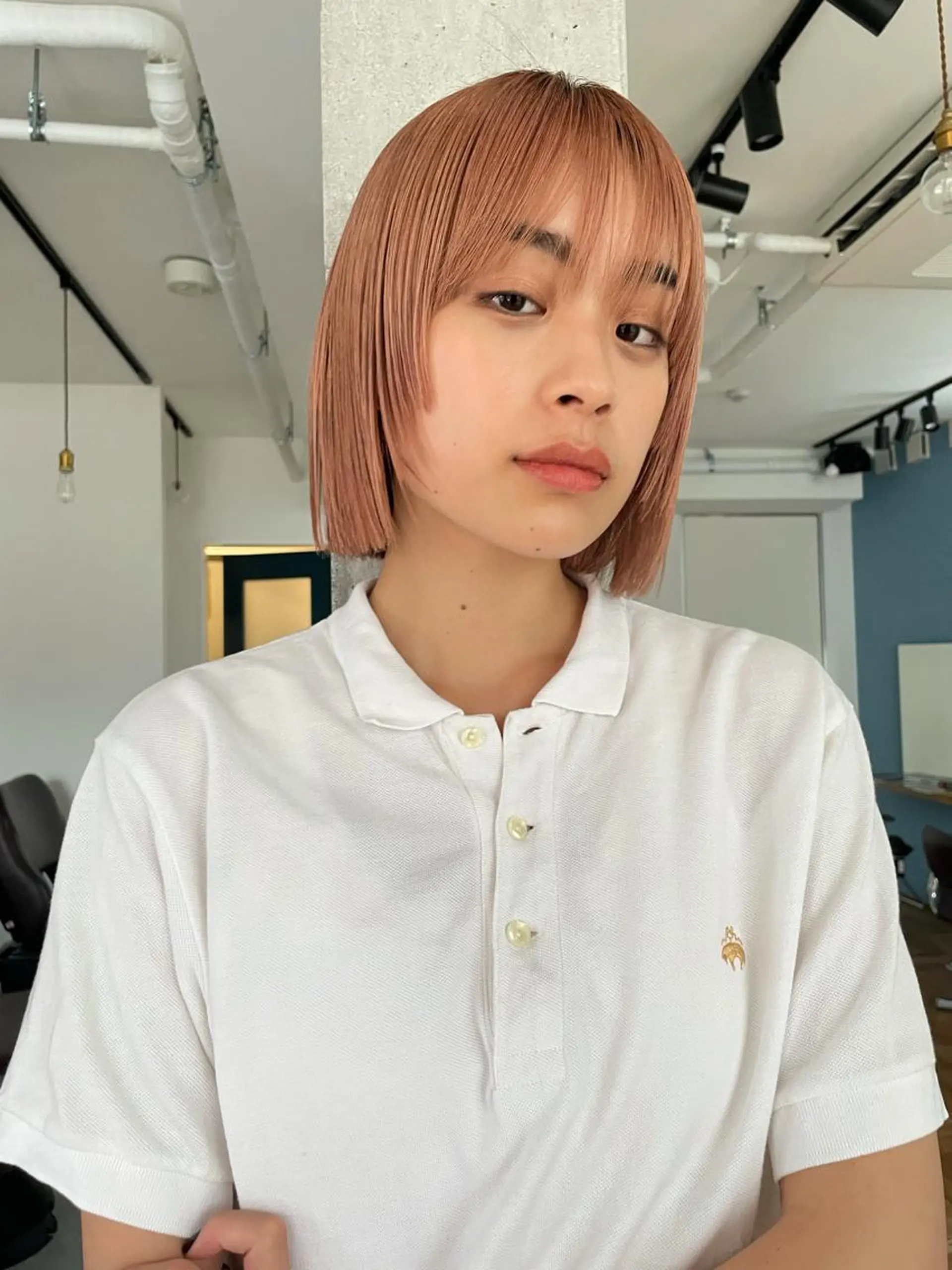 セミロング カラー パーマ ヘアアレンジ ネイル マツエク・マツパ Miku /ブリーチ/ボブのヘアスタイル