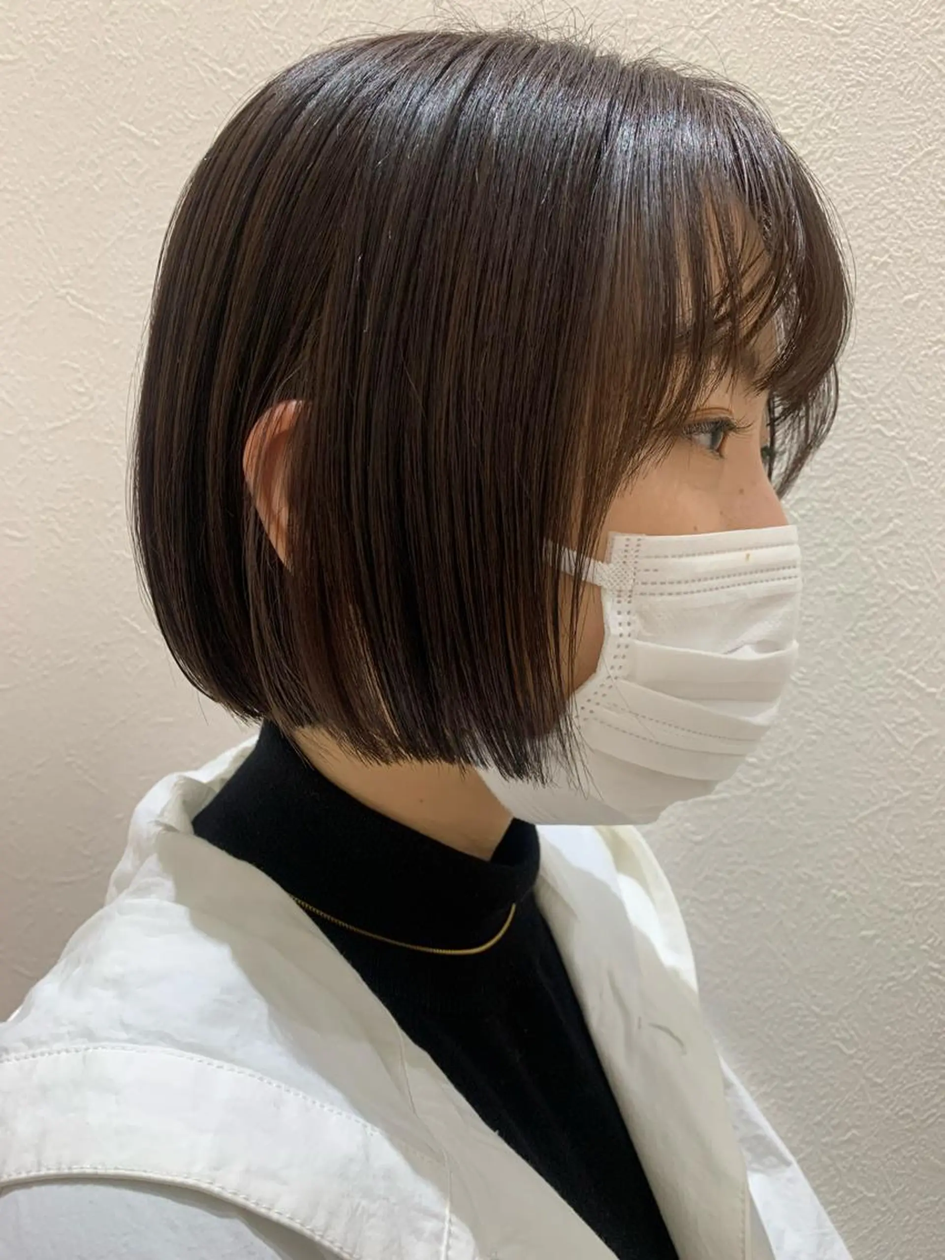 ショート カラー ボブ カット ヘアカラー トリートメント hub hair レイヤー/透明感のヘアスタイル