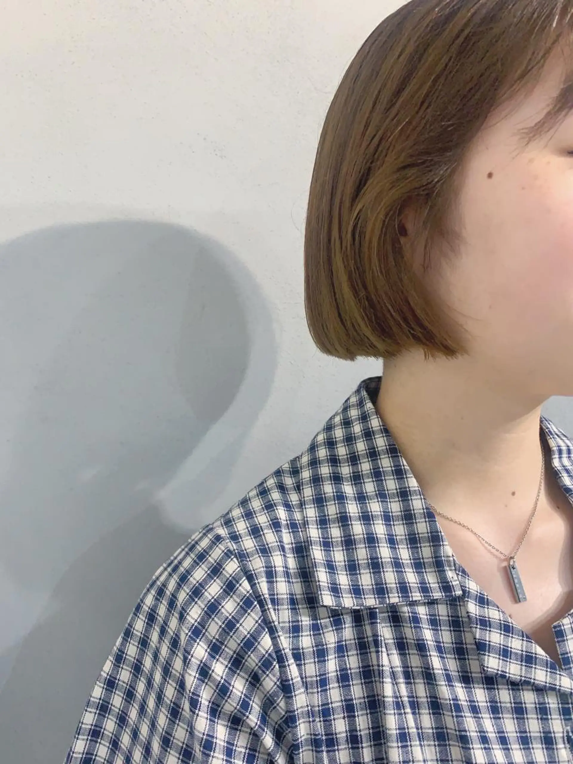 ショート カラー ボブパーマコテ巻き風 パーマNo1深江秀平のヘアスタイル