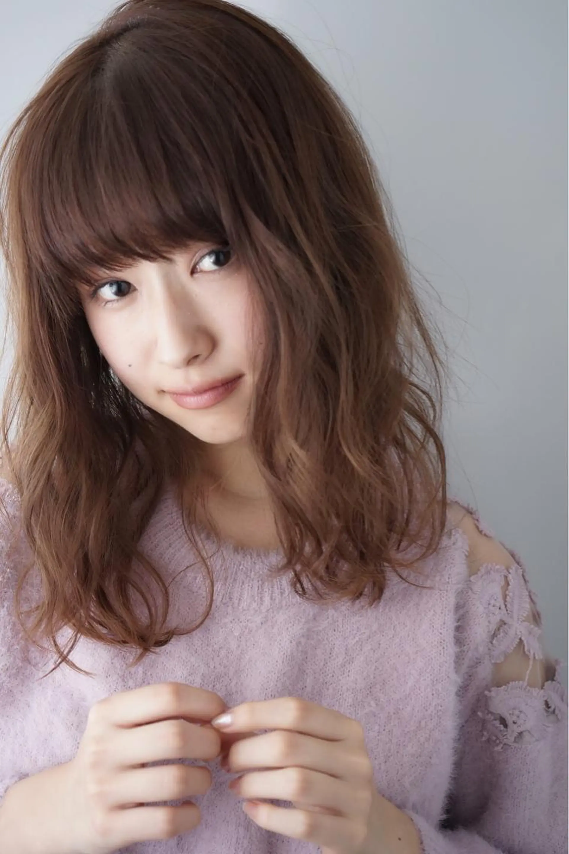 ロング カラー パーマ ヘアアレンジ アッシュ ベージュカラー カット ヘアカラー 可愛いを作る神 ナオヒロのヘアスタイル