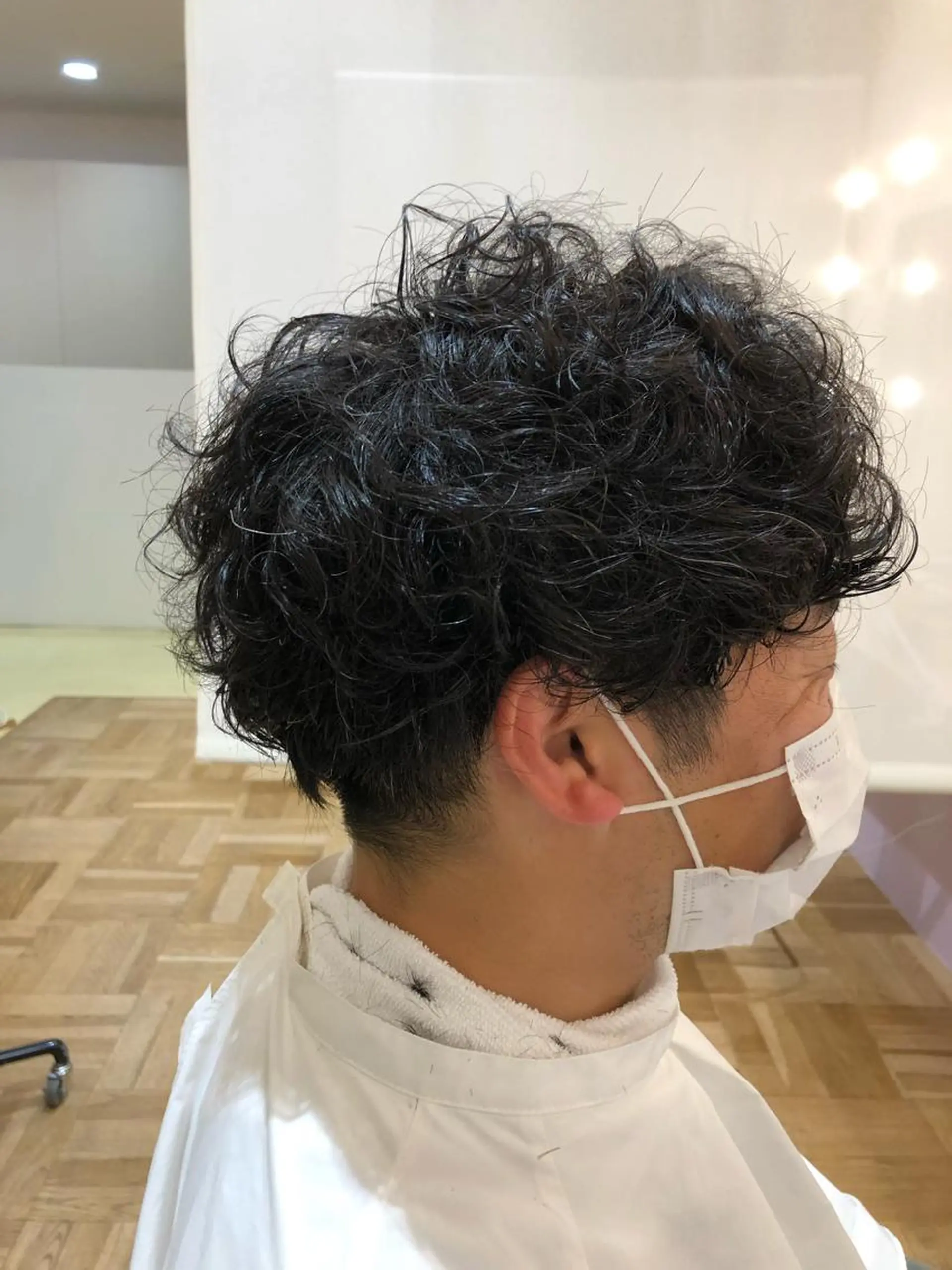 ショート パーマ メンズ メンズパーマ later登戸所属・中島 芽生のヘアスタイル