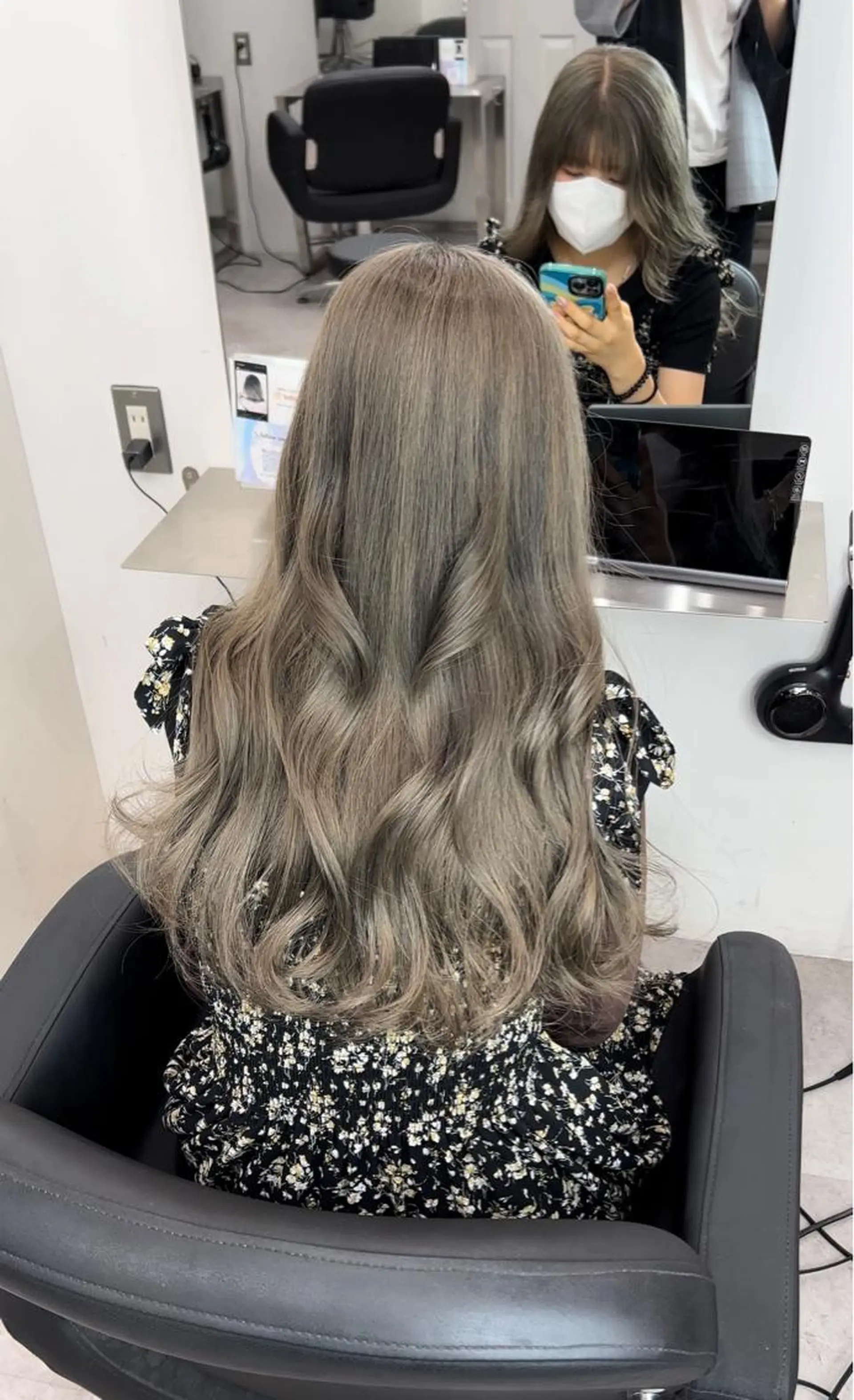 ロング 髪質改善 トリートメント ヘアカラー トリートメント 🫧髪質改善 講師🫧🍎幹細胞のヘアスタイル