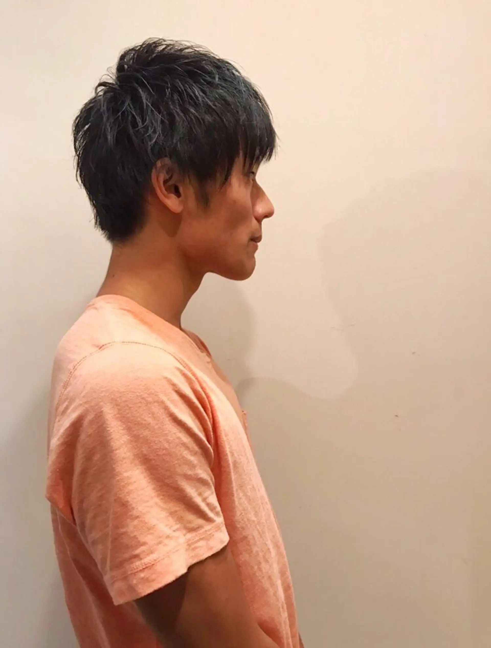 ショート パーマ メンズ マッシュ ツーブロック skin所属・中村 梨沙のマツエク・マツパデザイン