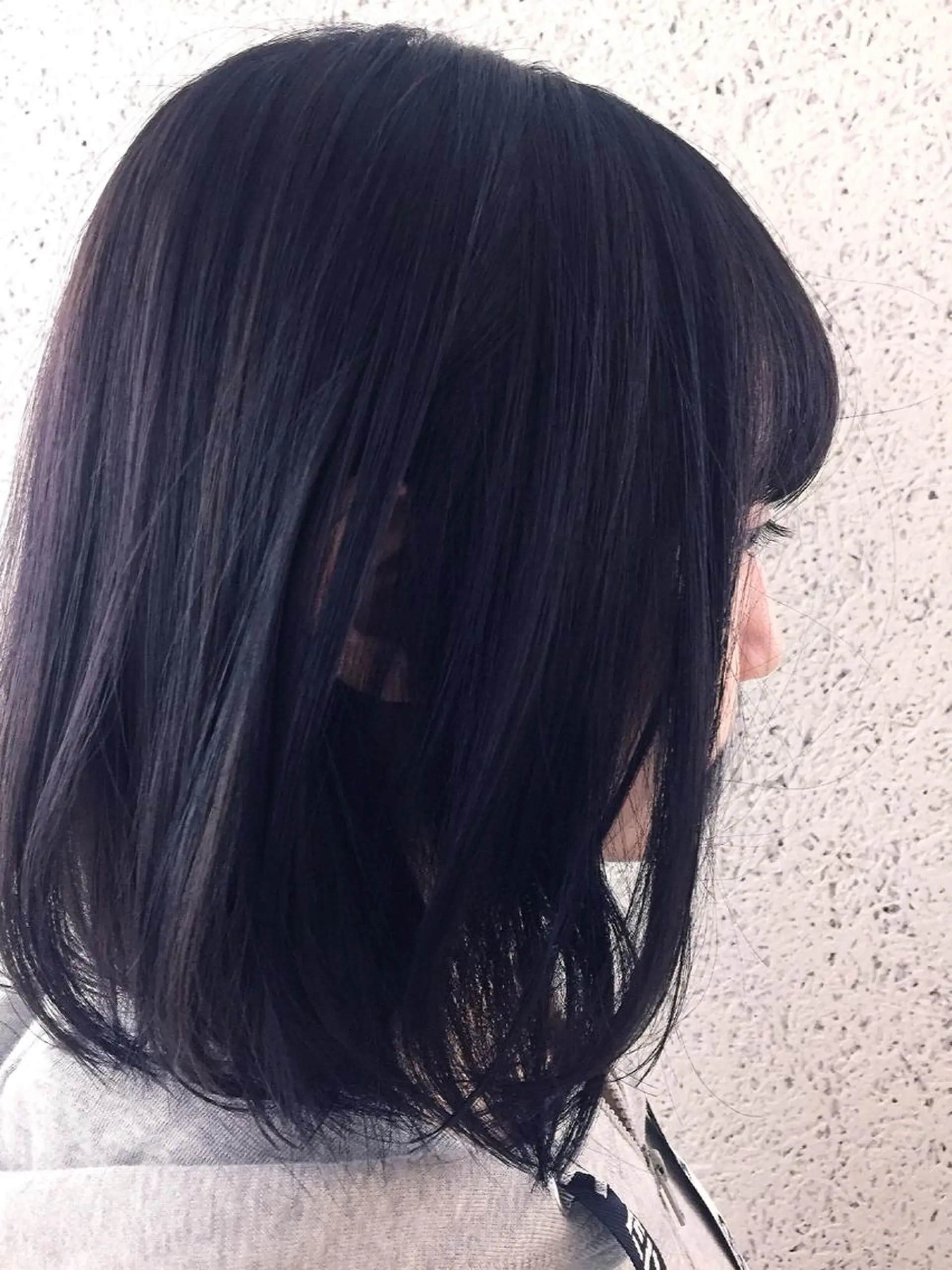ミディアム カラー パーマ ヘアアレンジ 黒髪 グレージュ バイオレットカラー バイオレットグレージュ ヘアカラー トリートメント ヘアセット ✨ハイクオリティ✨ 山本香也のヘアスタイル