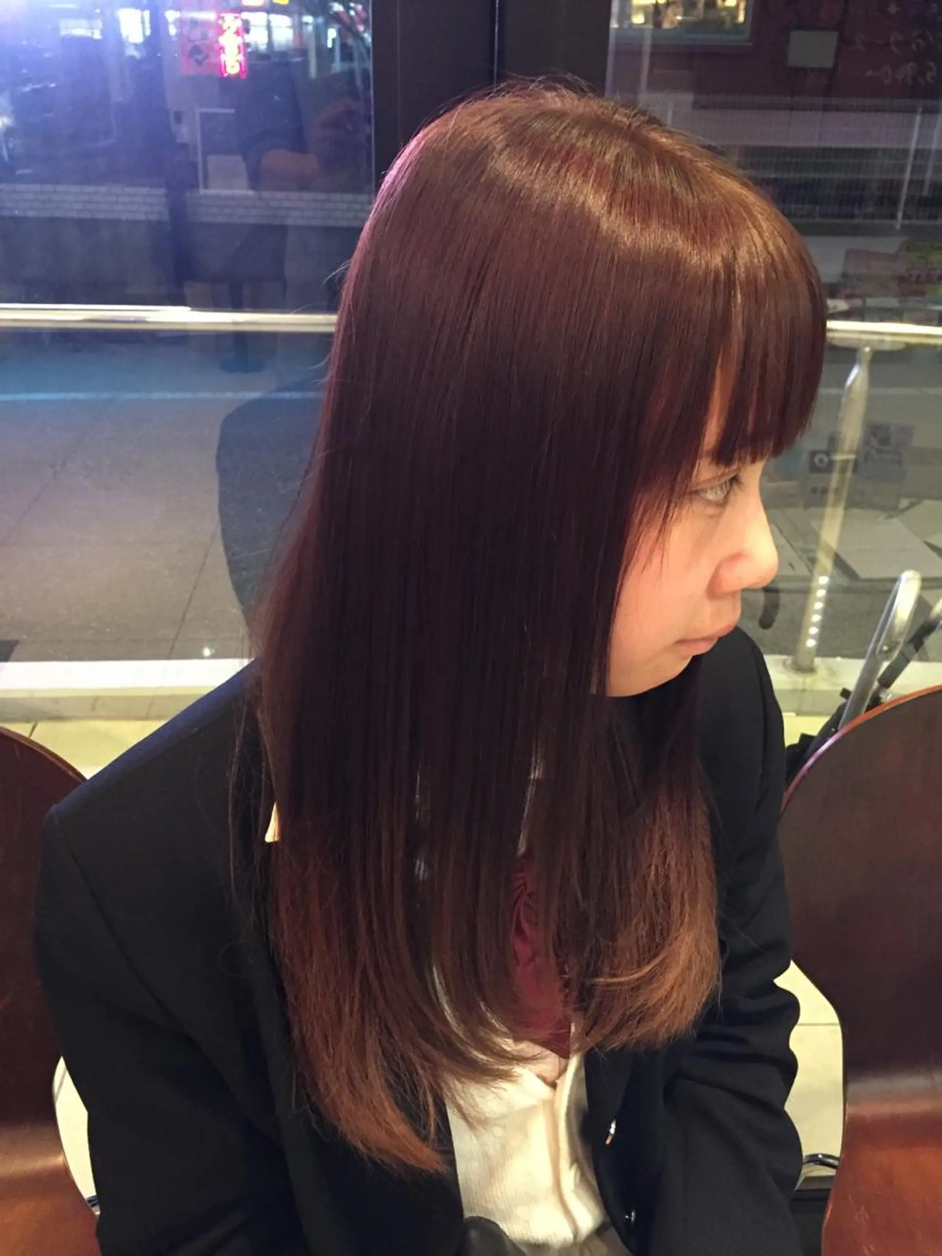 ロング カラー 関口 友行のヘアスタイル