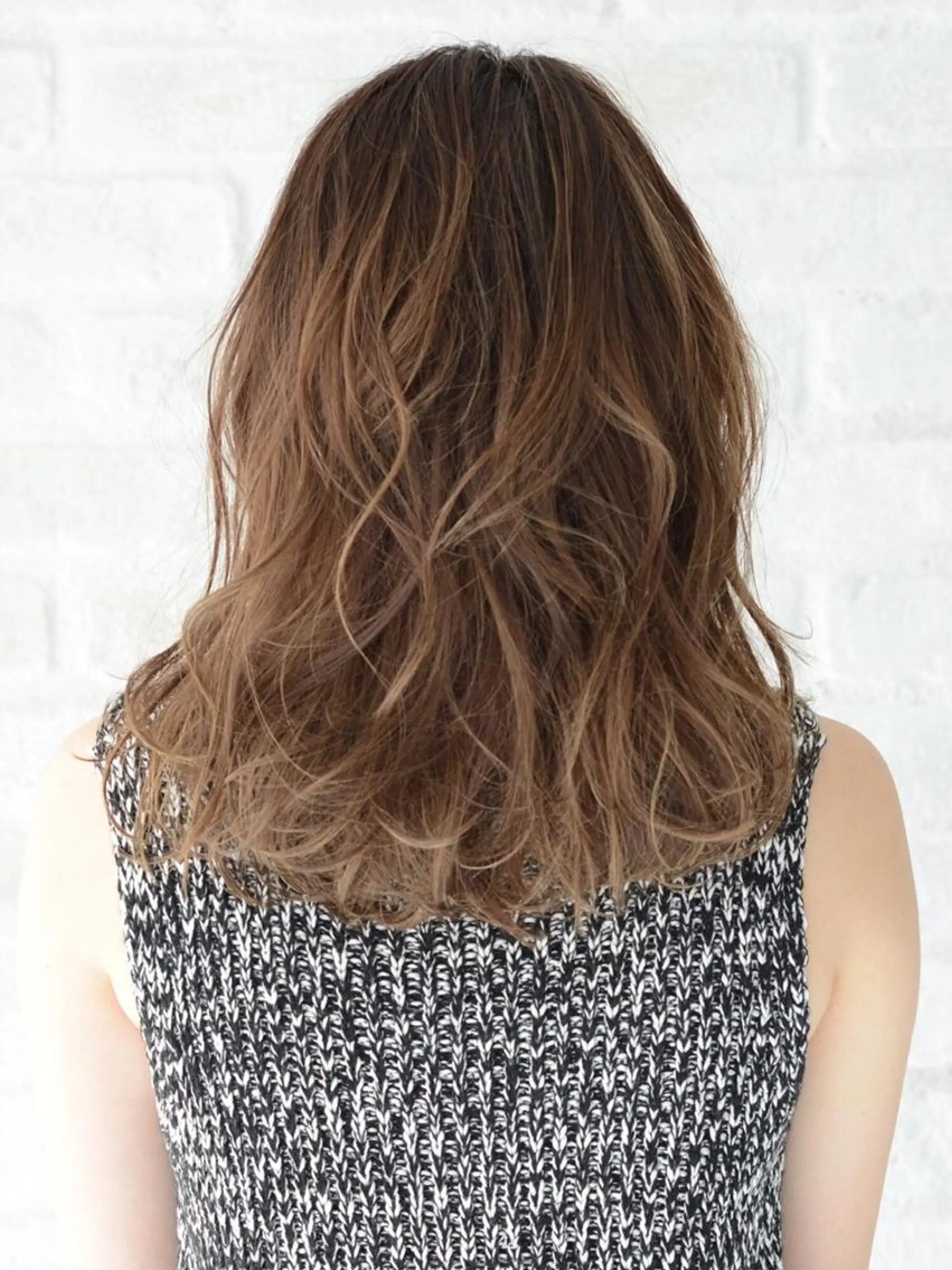 セミロング カラー パーマ ショート/ボブ オオタダイスケのヘアスタイル